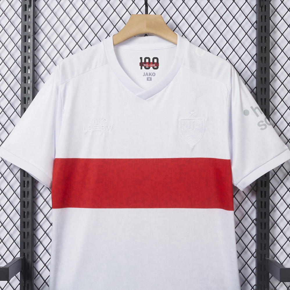 AlphaJersey-【Embroidered Team Badge】Stuttgart 25-26 100th Anniversary Jersey - Fans Version