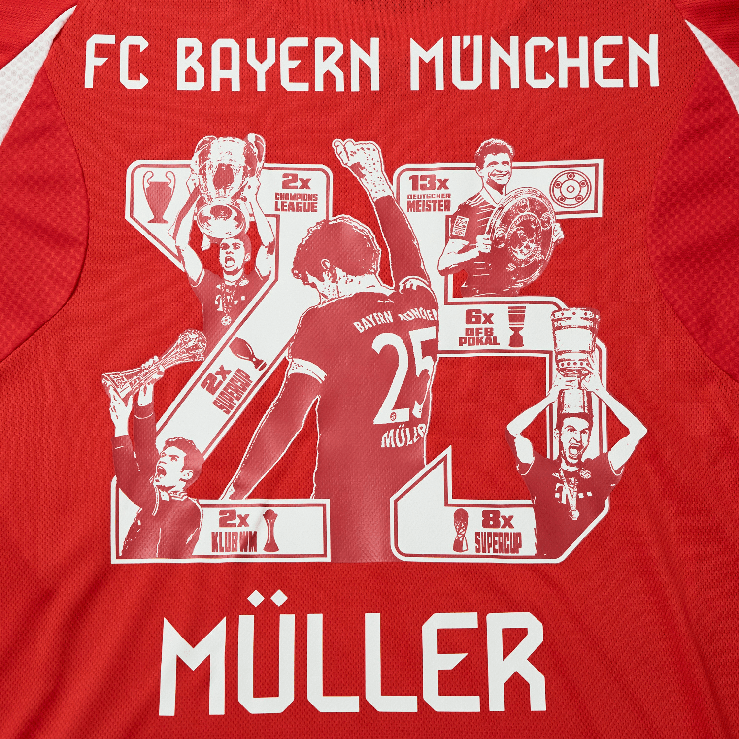 AlphaJersey-Bayern Munich 25-26 Home Müller Limited Edition Kids Kit
