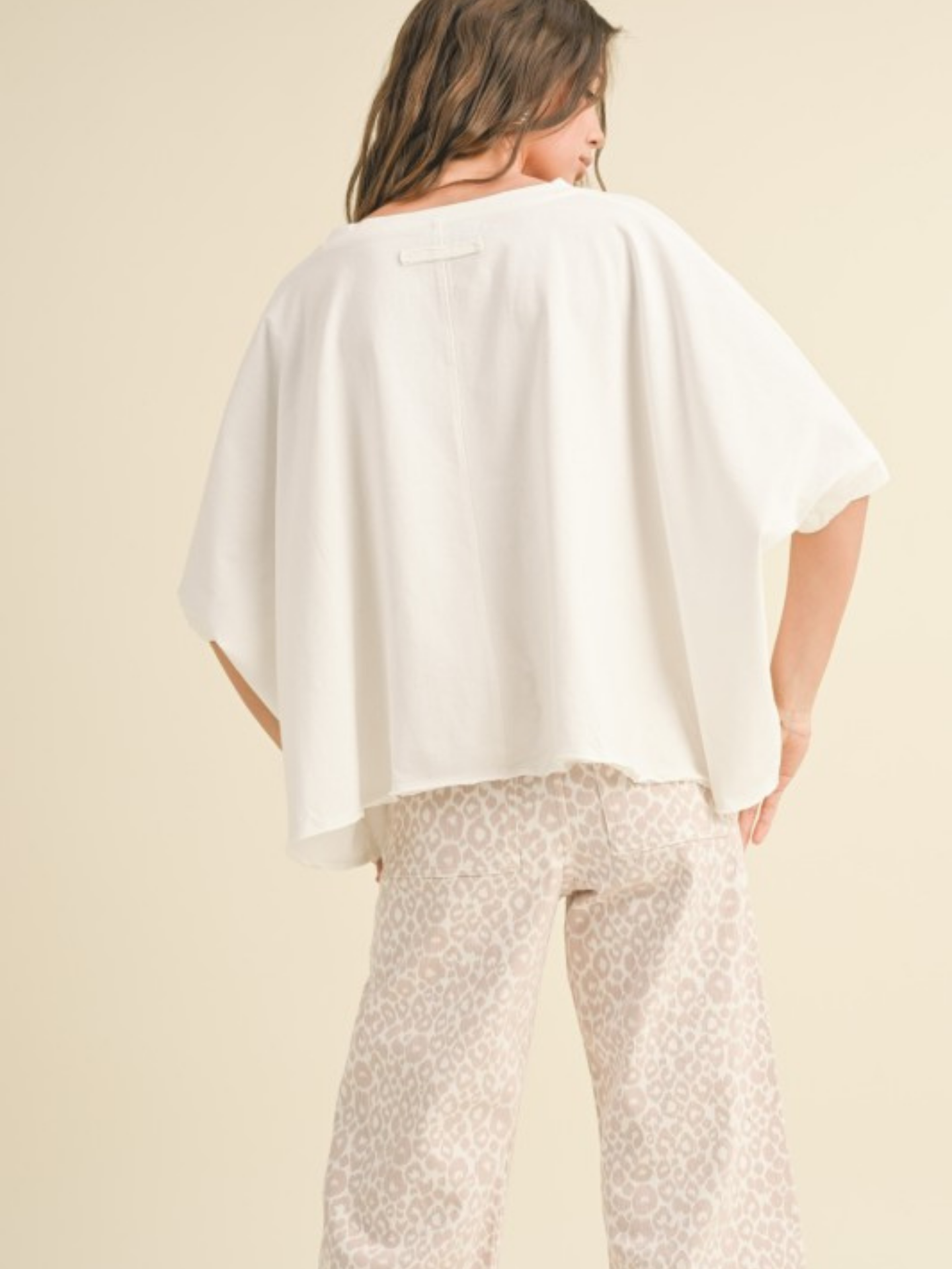 Oversize Cotton Tee | Elegant Women's Fashion by coolavocek