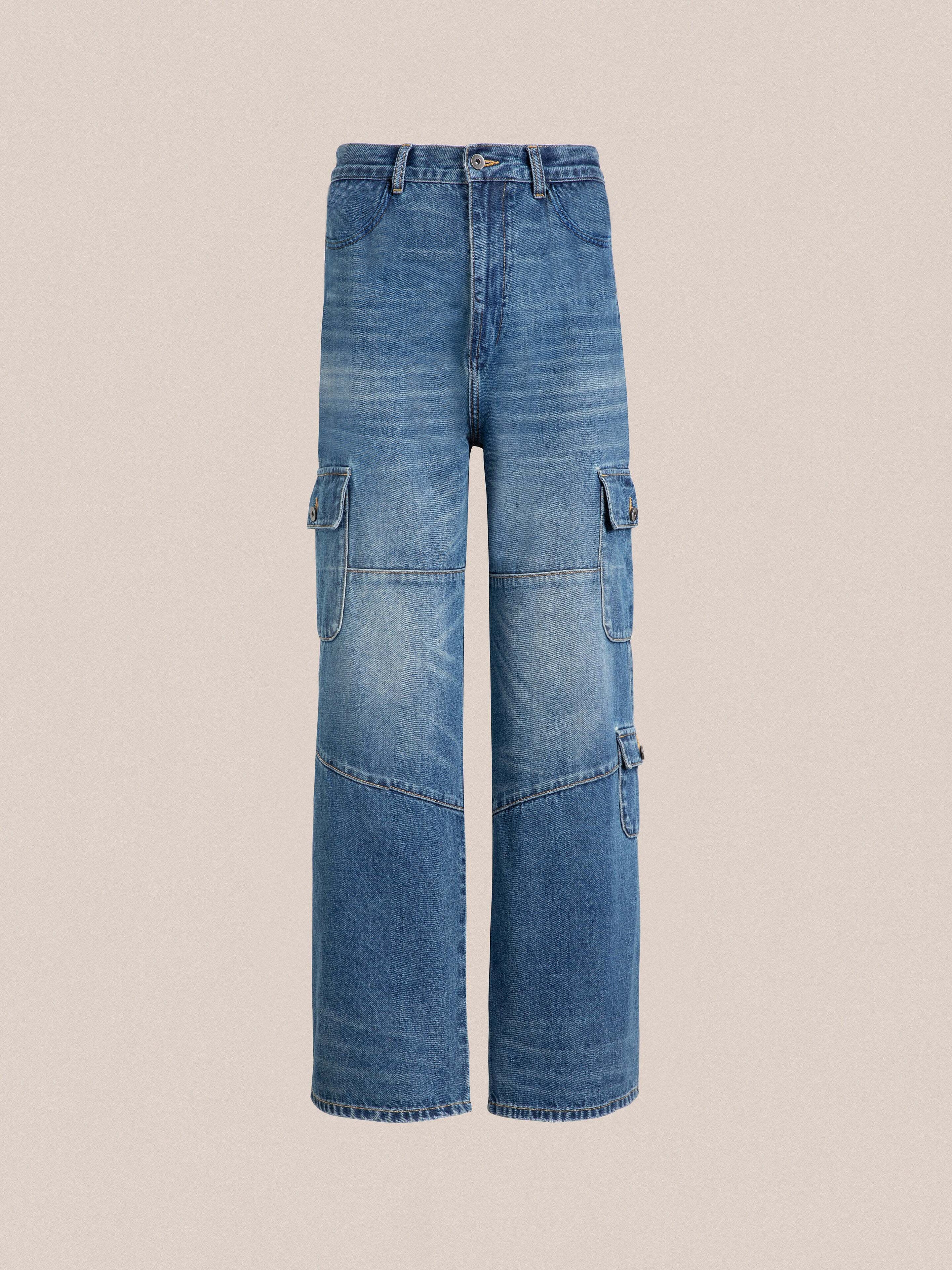 Siwa Cargo Paneled Jeans | Modern Menswear by yycbvcnbmmnbm