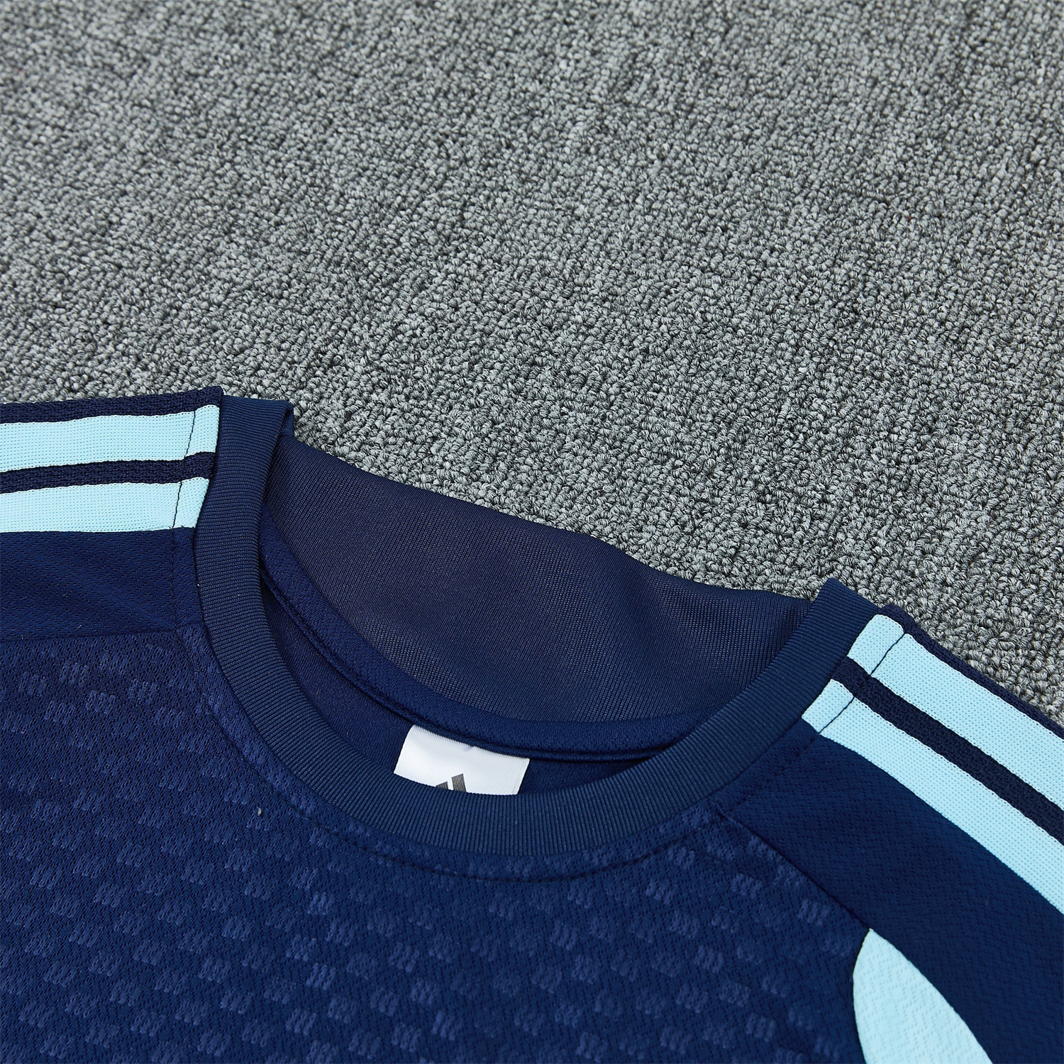 AlphaJersey-Argentina 2026 Short-Sleeve Training Set - Dark Blue Top and Shorts