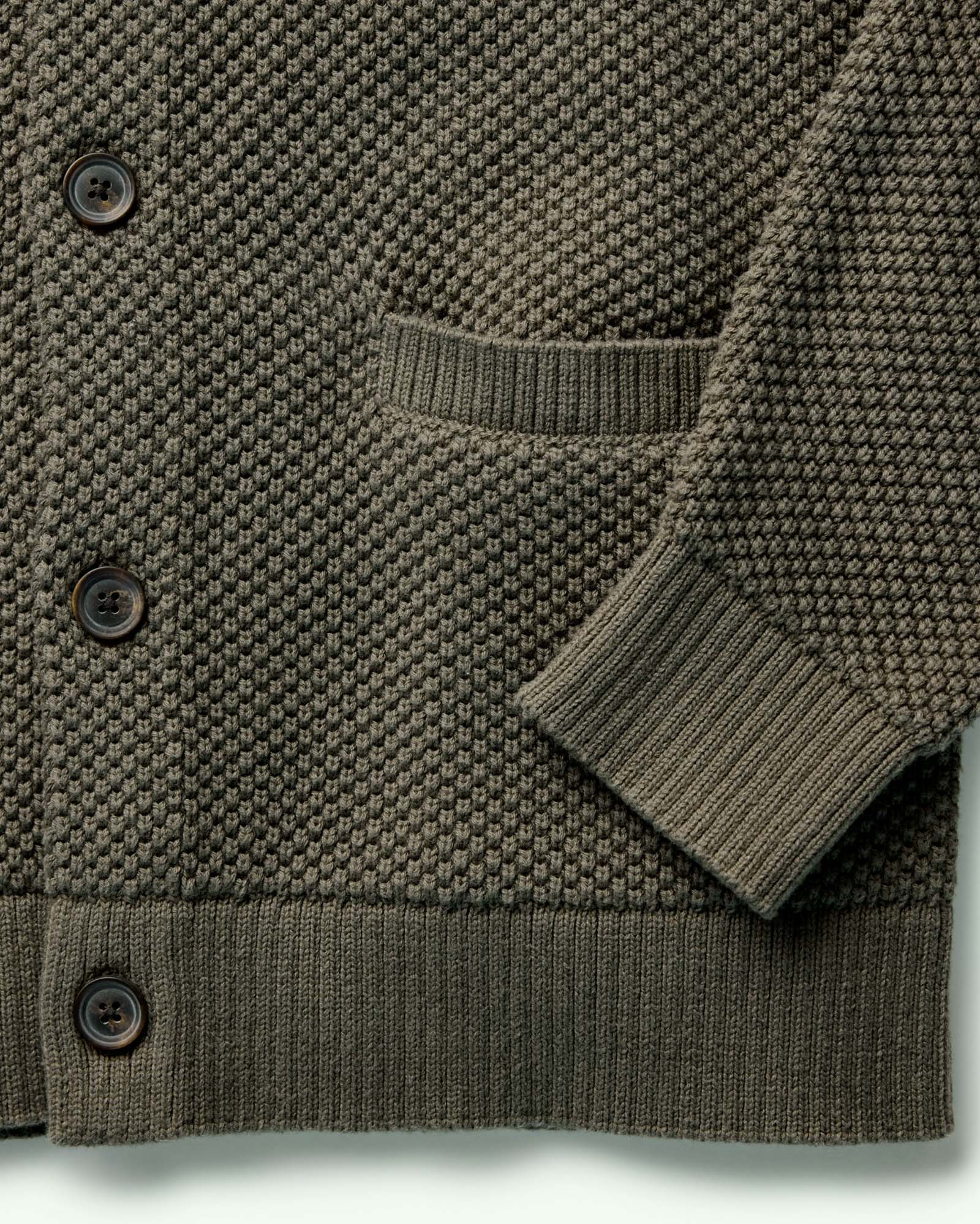 The Crawford Sweater in Fatigue Olive | Modern Menswear by yycbvcnbmmnbm
