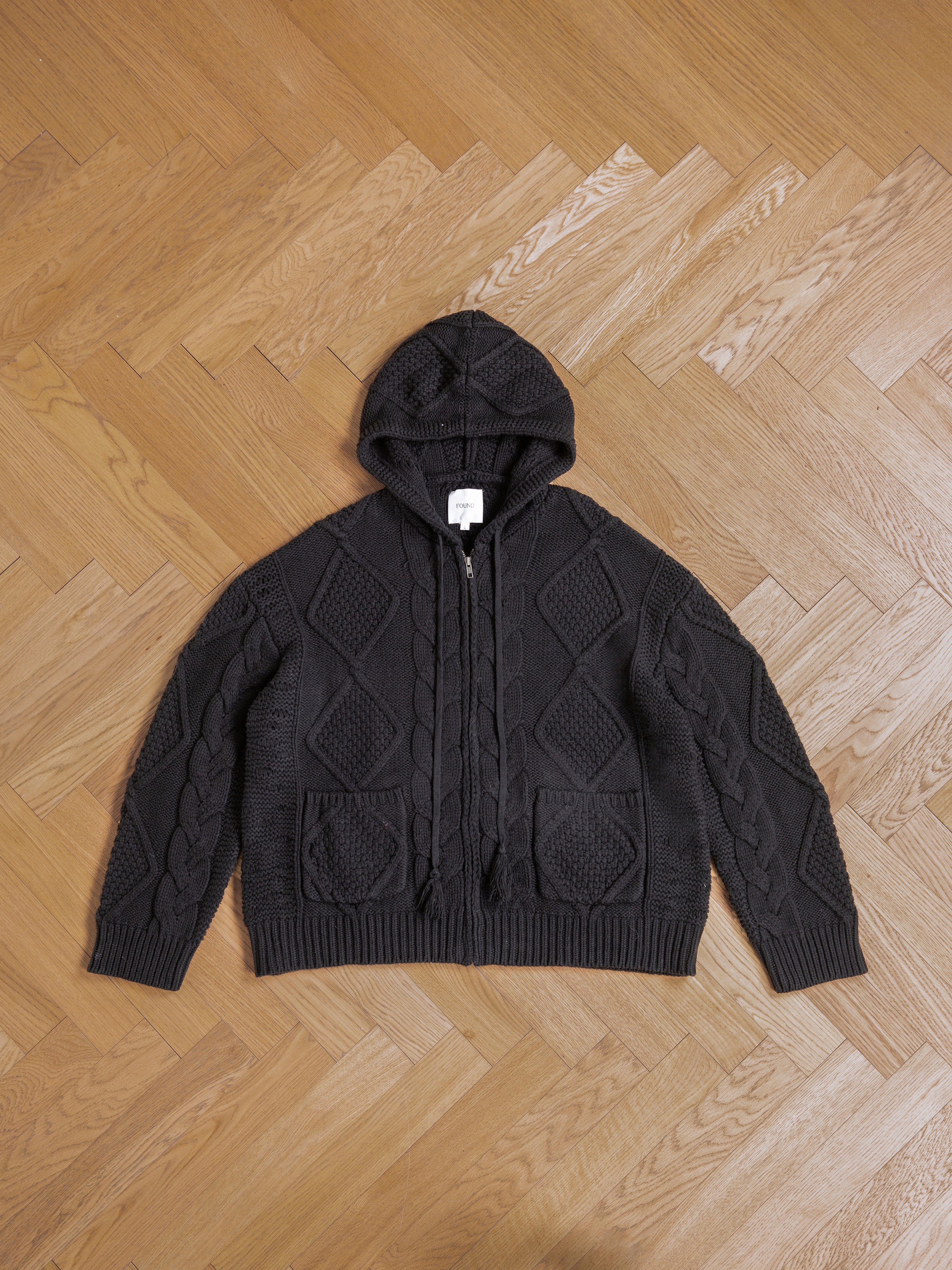 Zip Up Cable Knit Hoodie | Modern Menswear by yycbvcnbmmnbm
