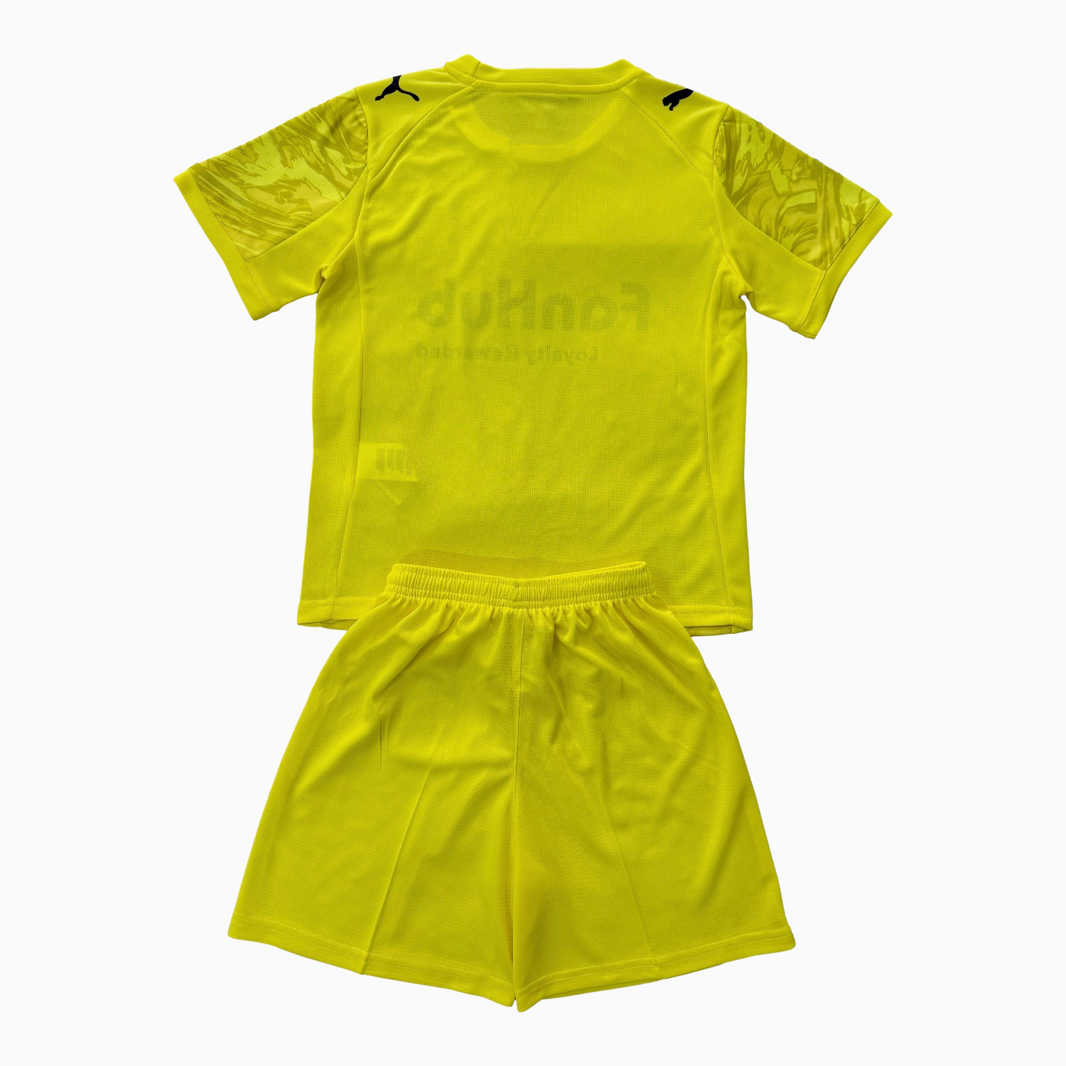 AlphaJersey-Derby County 25-26 Yellow Goalkeeper Kids Kit