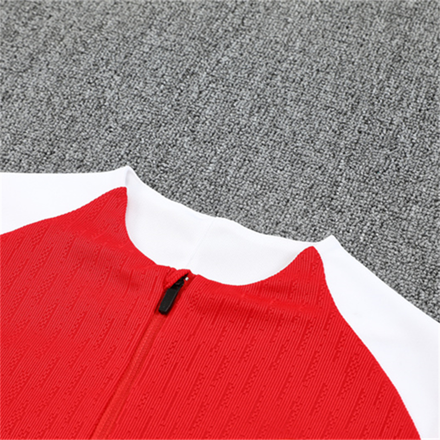 AlphaJersey-Paris Saint-Germain PSG 25-26 Kid Long Sleeves Training Set - Red Top & Royal Blue Pants