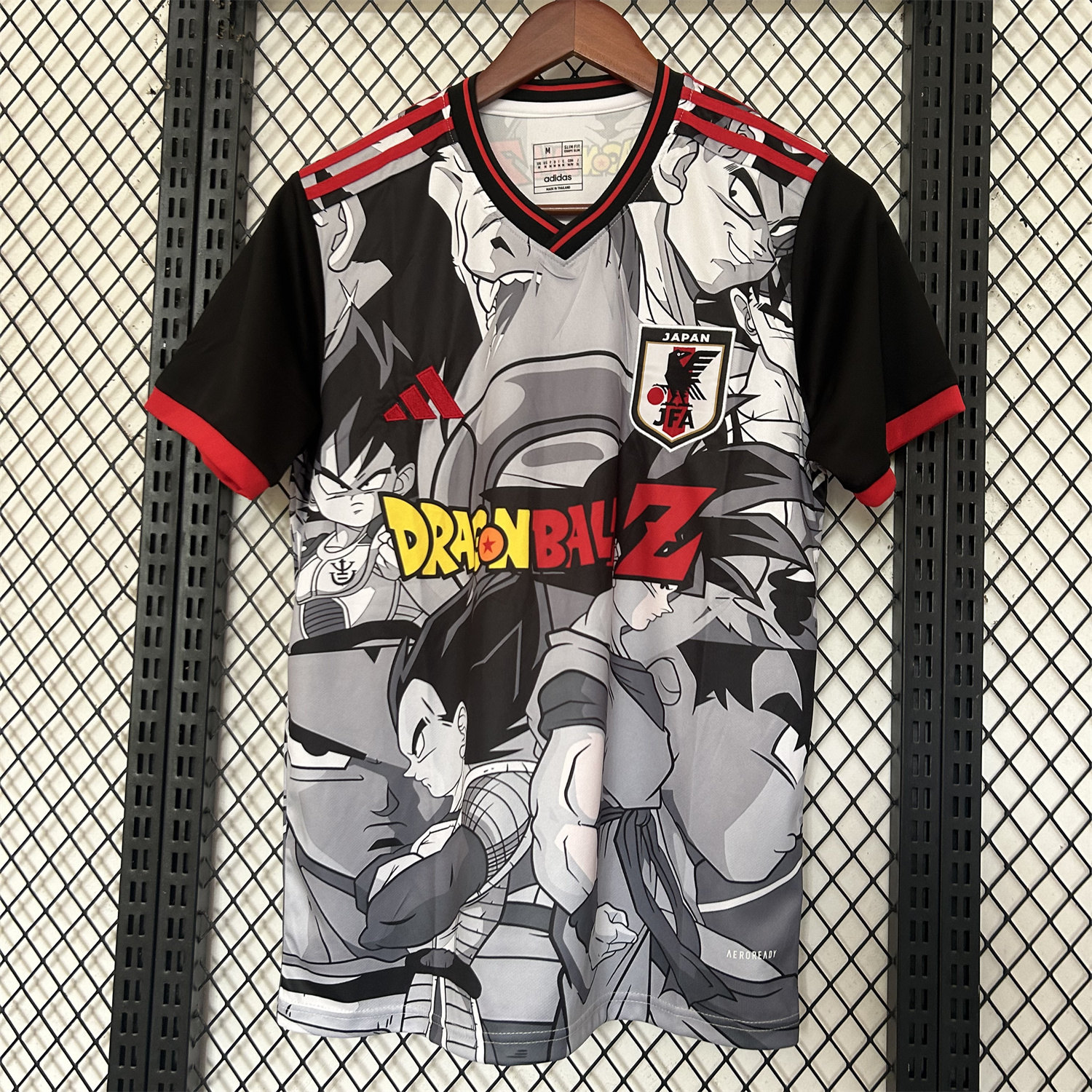 AlphaJersey-Japan 25-26 Dragon Ball Z Vegeta And Goku White Special Jersey - Fans Version