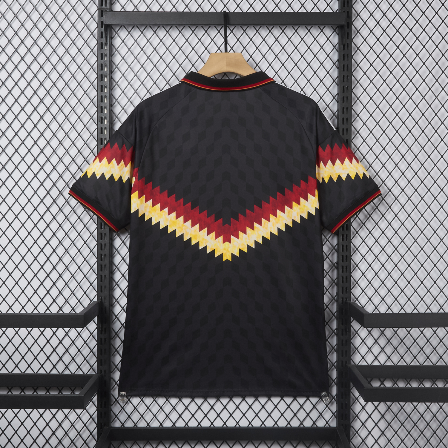 AlphaJersey-Germany 2026 Black V-Shaped Design Special Jersey - Fans Version
