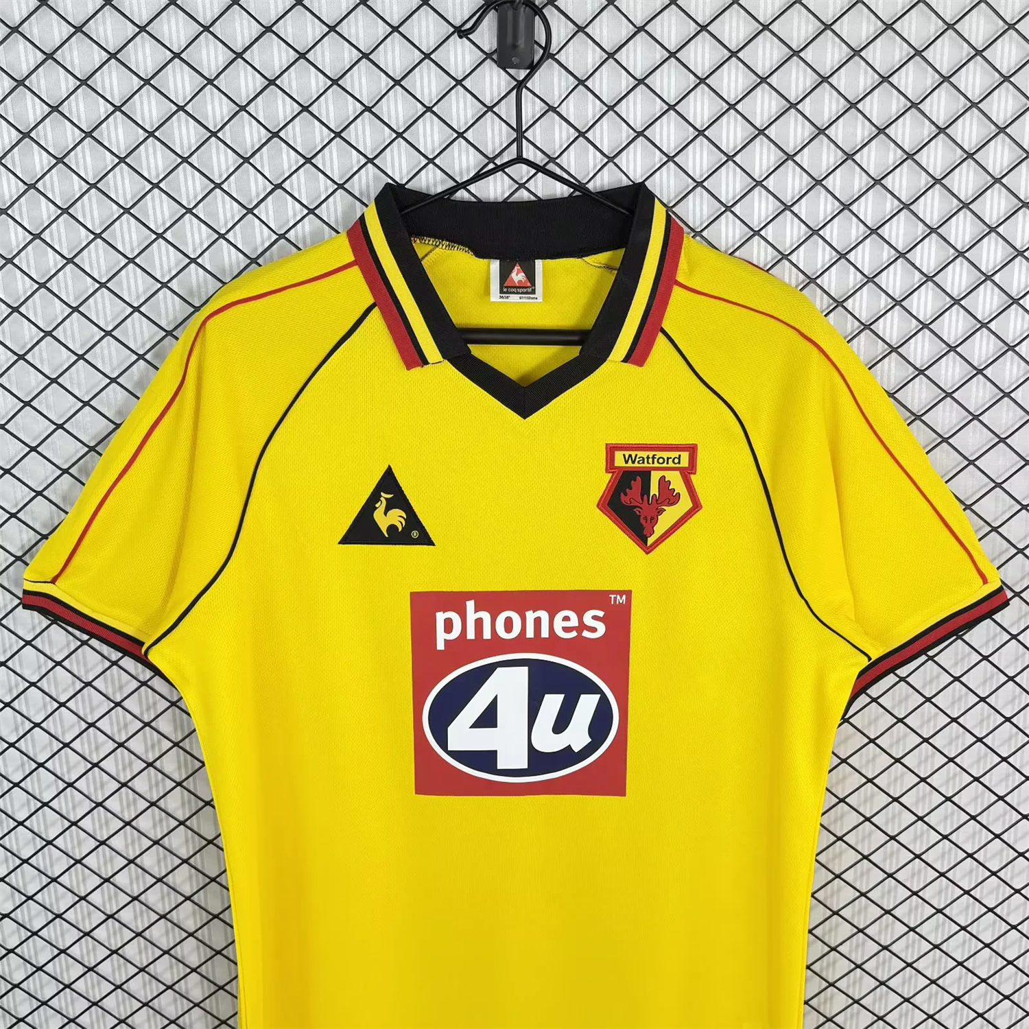 AlphaJersey-Retro Watford 99-01 Home Jersey