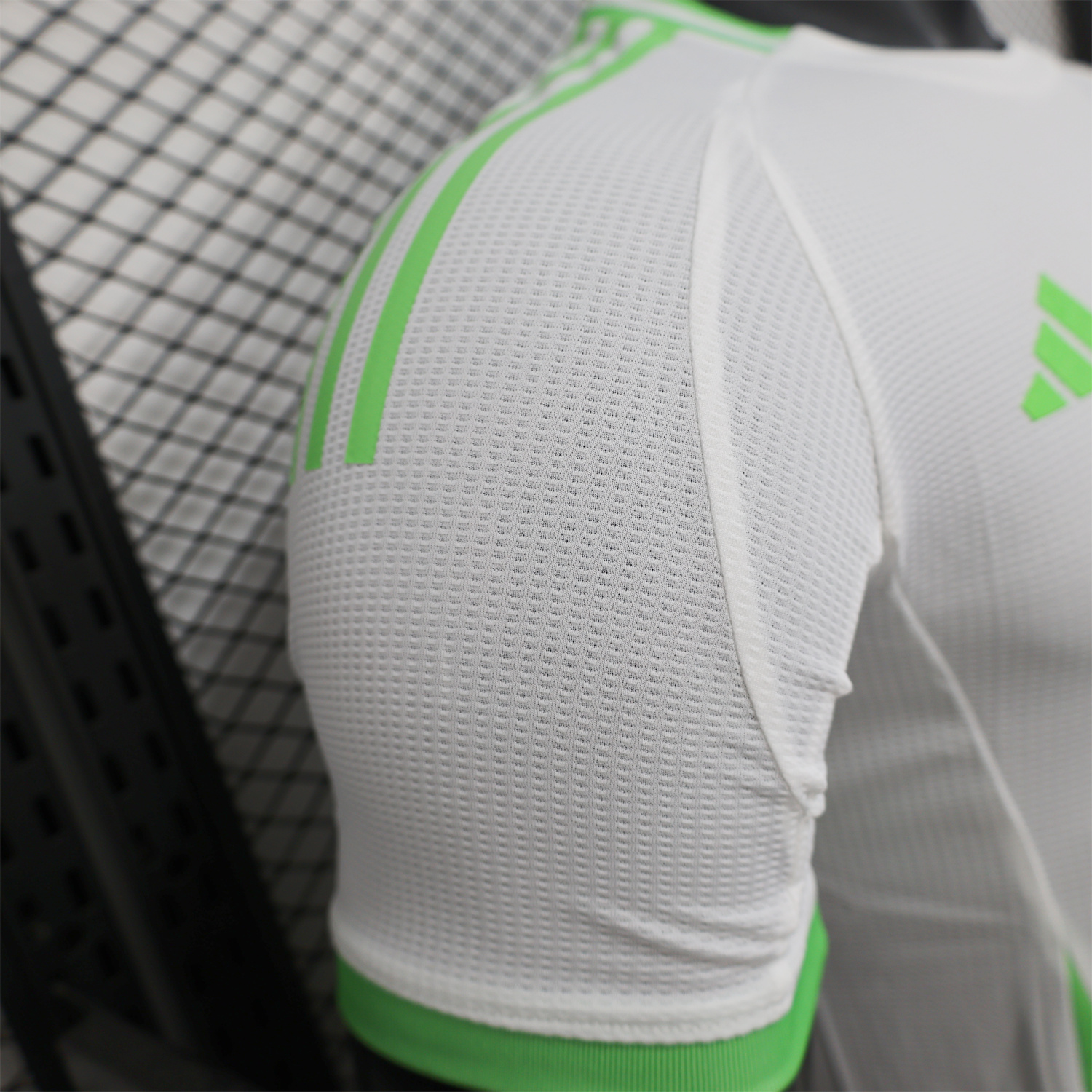 AlphaJersey-Algeria 25-26 Whie Jersey with Green - Player Version
