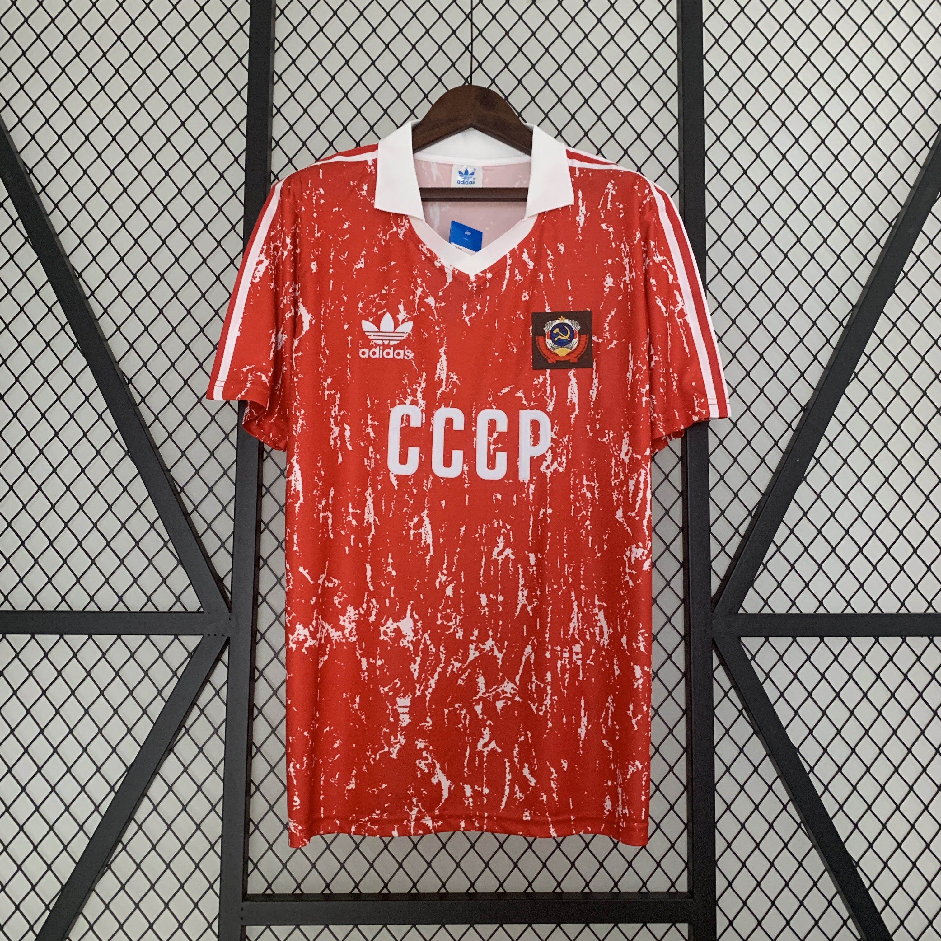 AlphaJersey-Retro Soviet Union 1990 Home Stadium Jersey