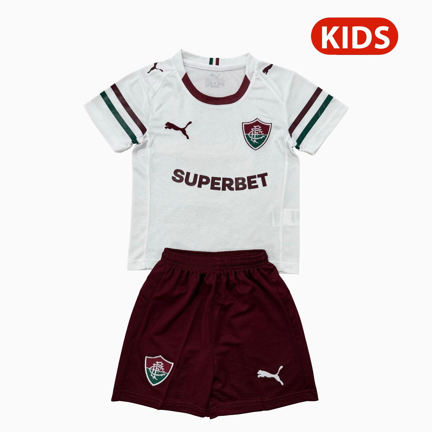 AlphaJersey-Fluminense 26-27 Away Kids Kit