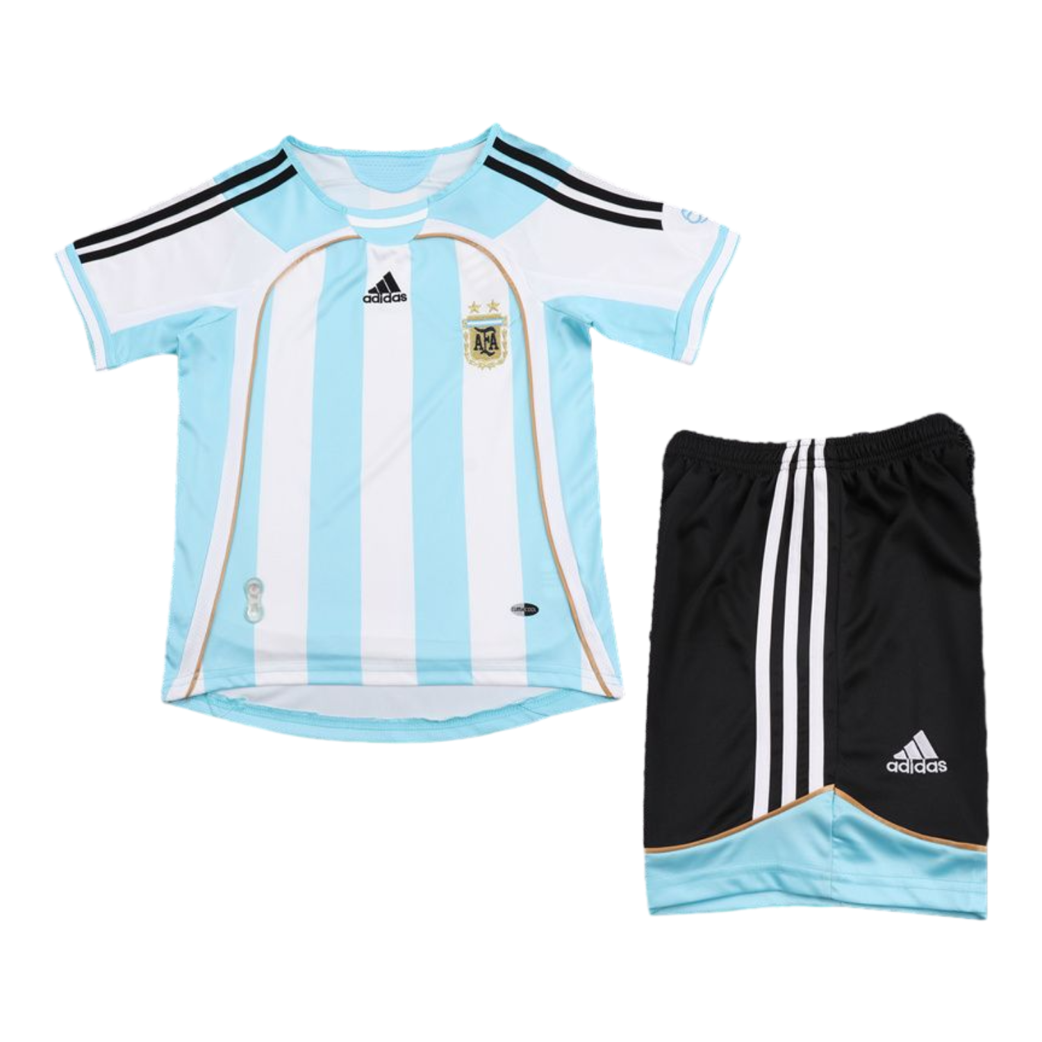AlphaJersey-Retro Argentina 2006-07 Home Kids Kit
