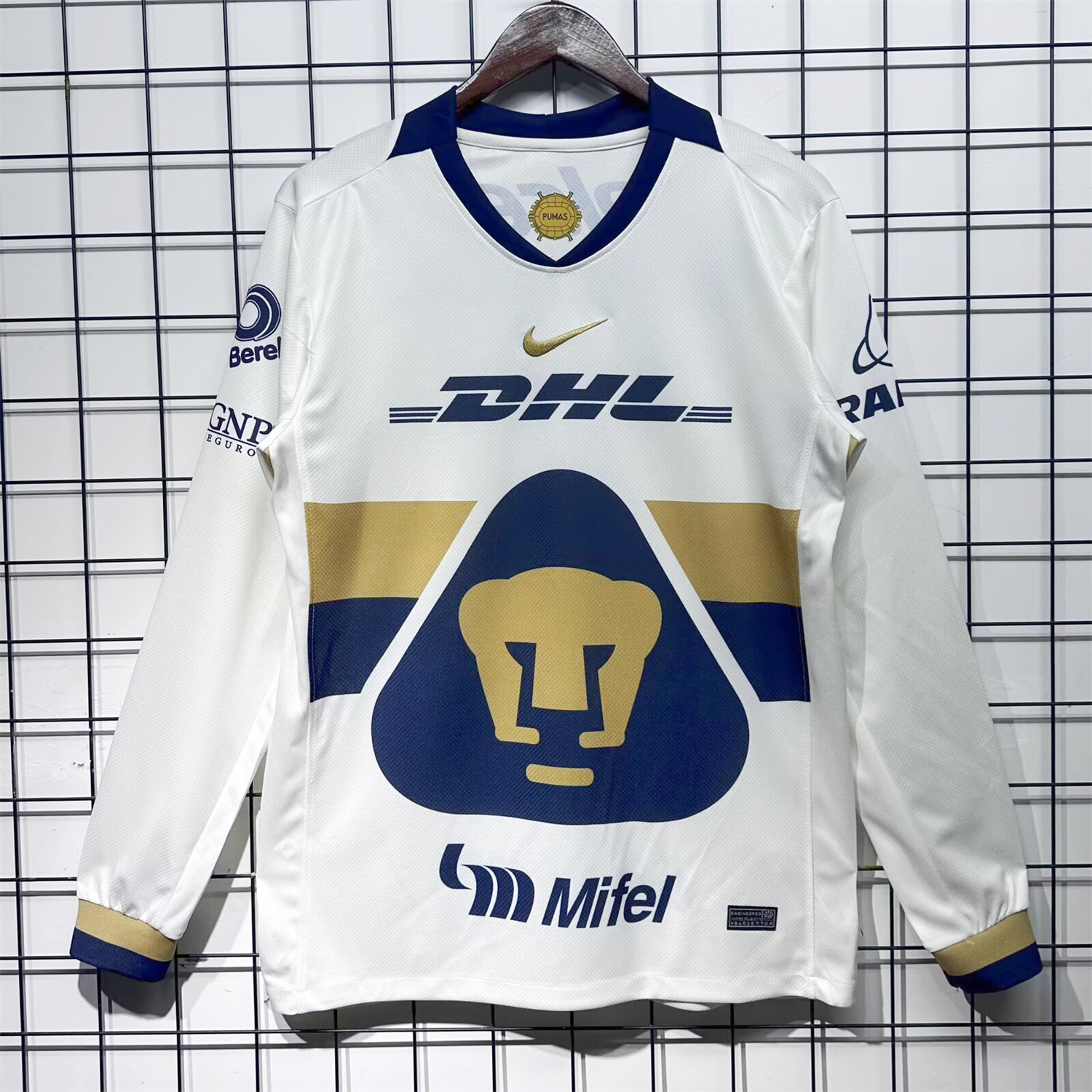 AlphaJersey-Pumas UNAM 25-26 Home Long Sleeves Jersey - Fans Version