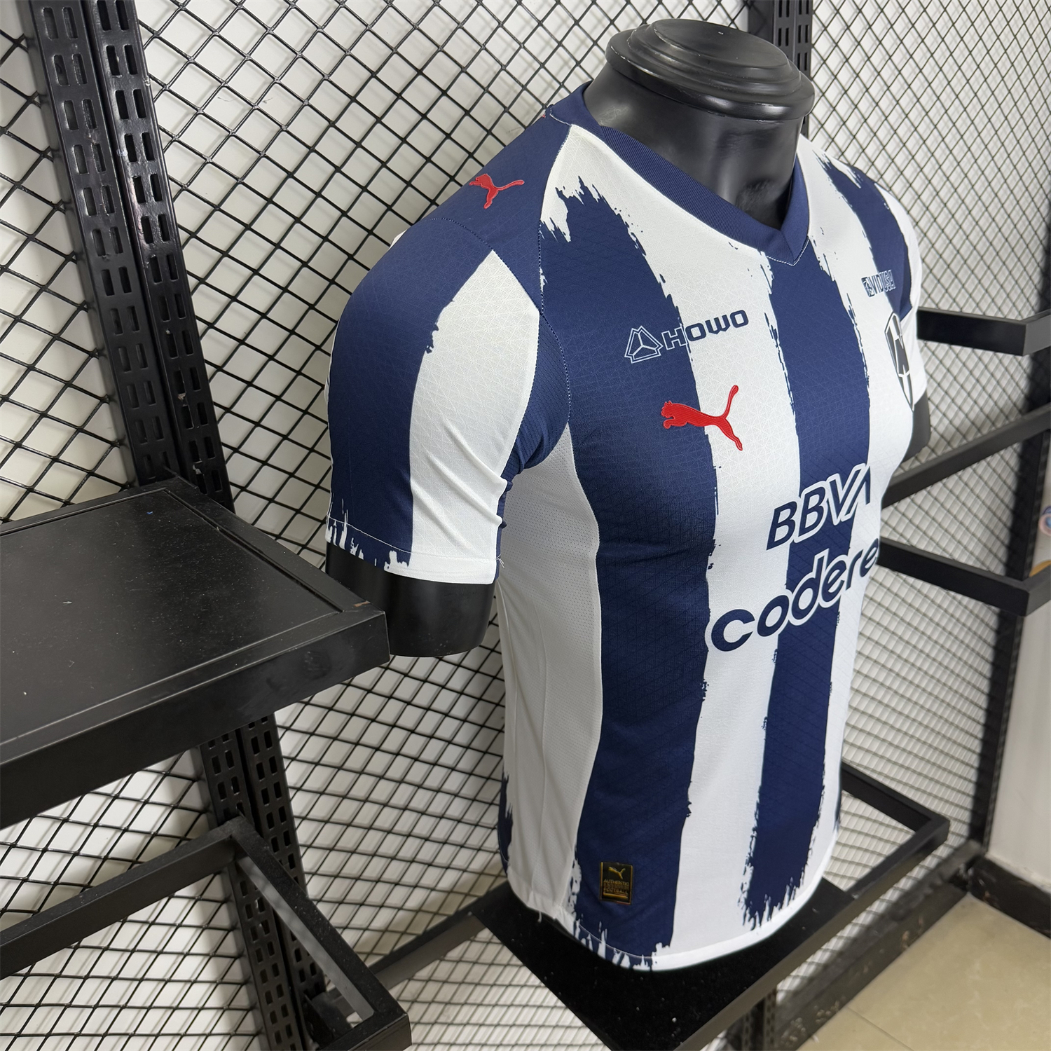 AlphaJersey-Rayados Monterrey 25-26 Home Stripes Jersey - Player Version