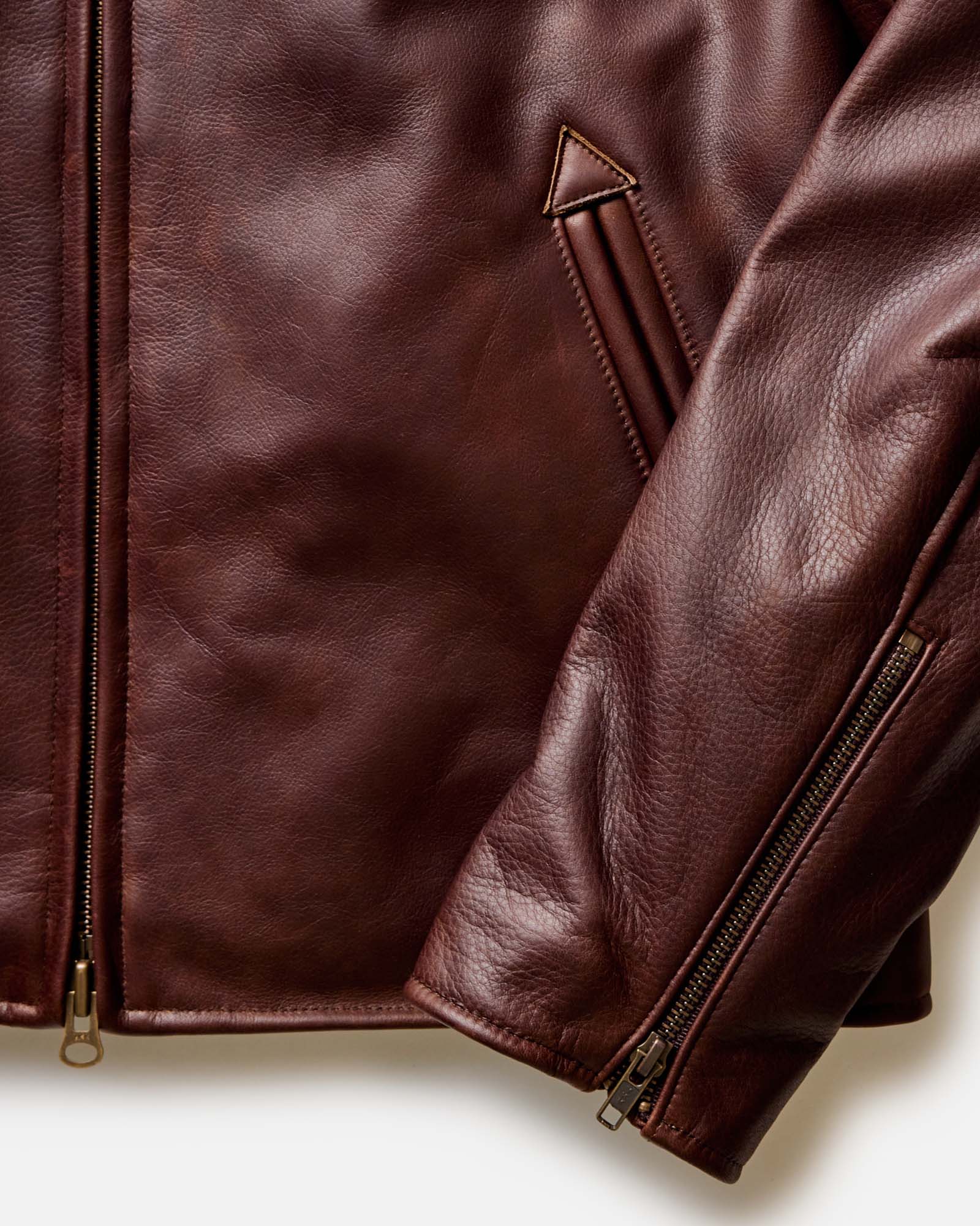 The Moto Jacket in Espresso Steerhide | Modern Menswear by yycbvcnbmmnbm