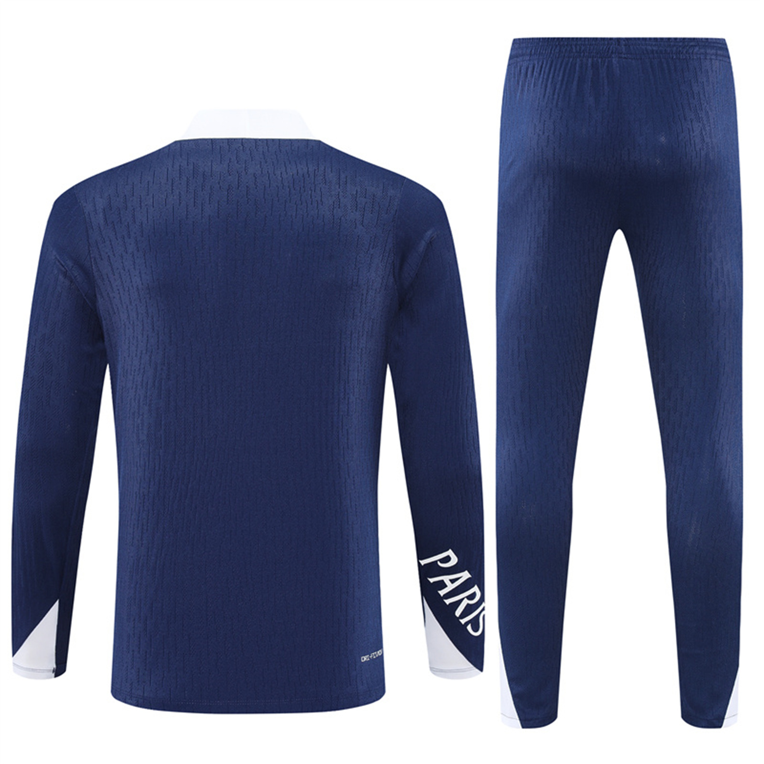 AlphaJersey-Paris Saint-Germain PSG 25-26 Kid Long Sleeves Training Set - Royal Blue Top & Royal Blue Pants