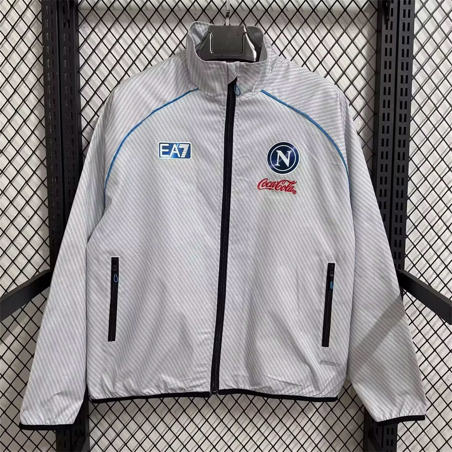 AlphaJersey-Napoli 25-26 Windbreaker Jacket - Gray