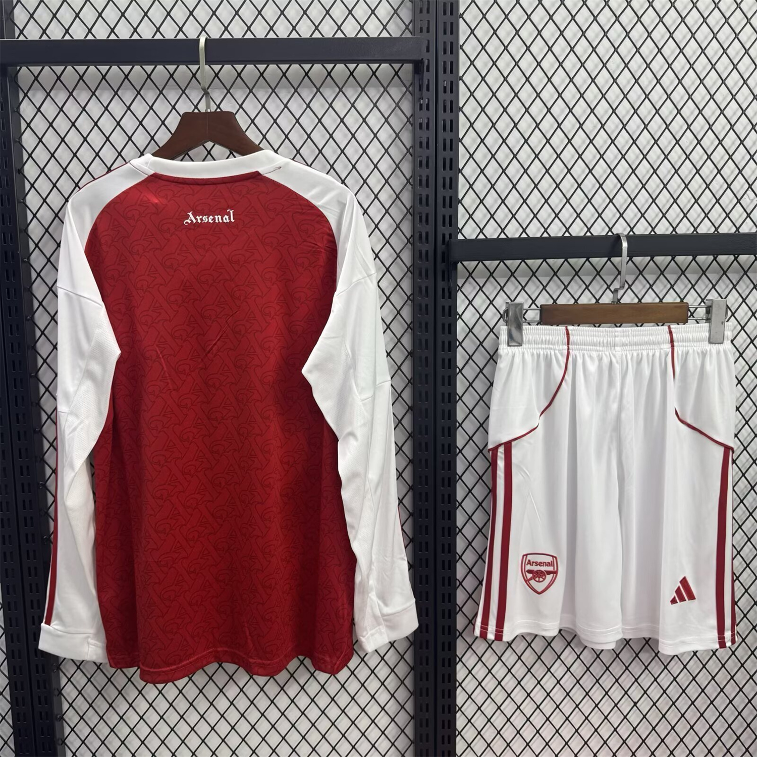 AlphaJersey-Arsenal 25-26 Home Long Sleeves Kids Kit