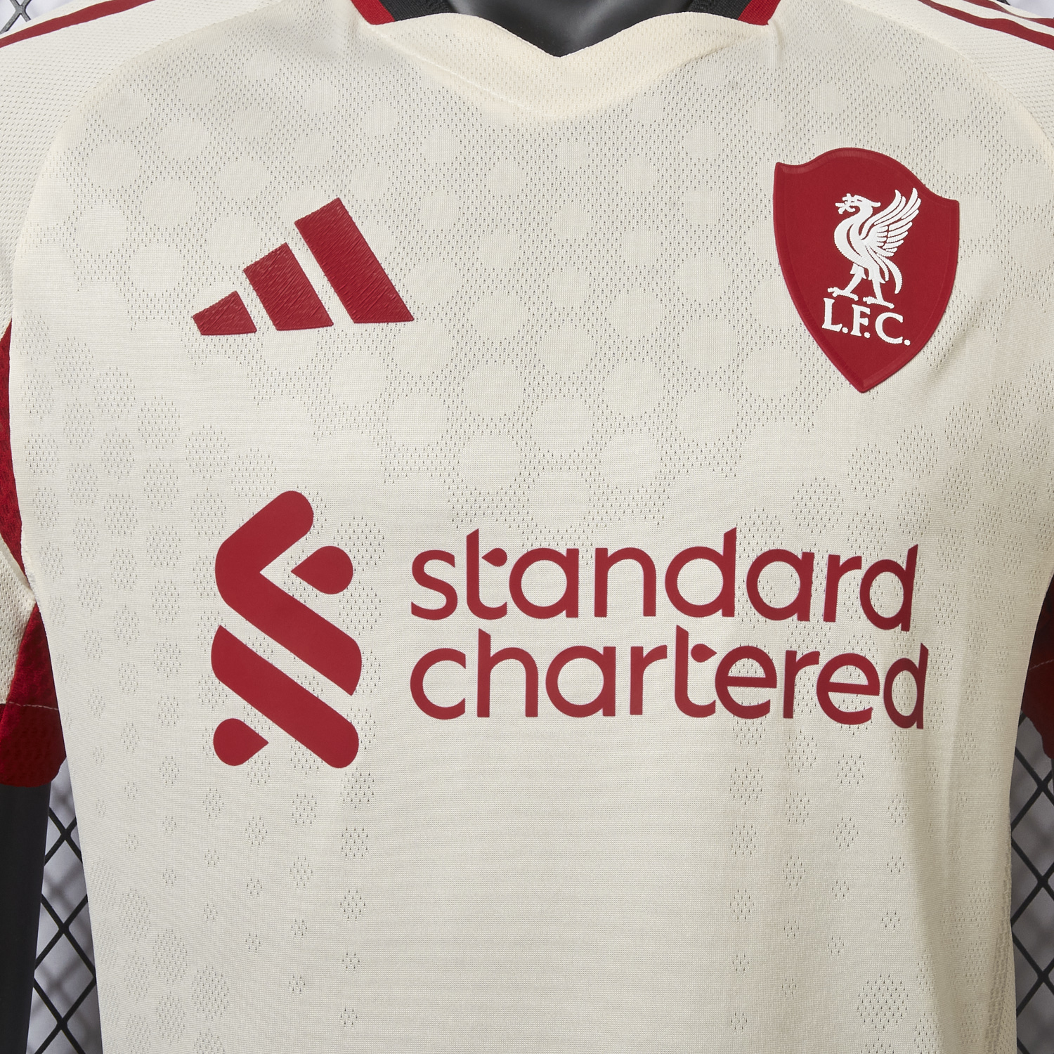 AlphaJersey-Liver.pool 25-26 Away Beige Jersey - Player Version