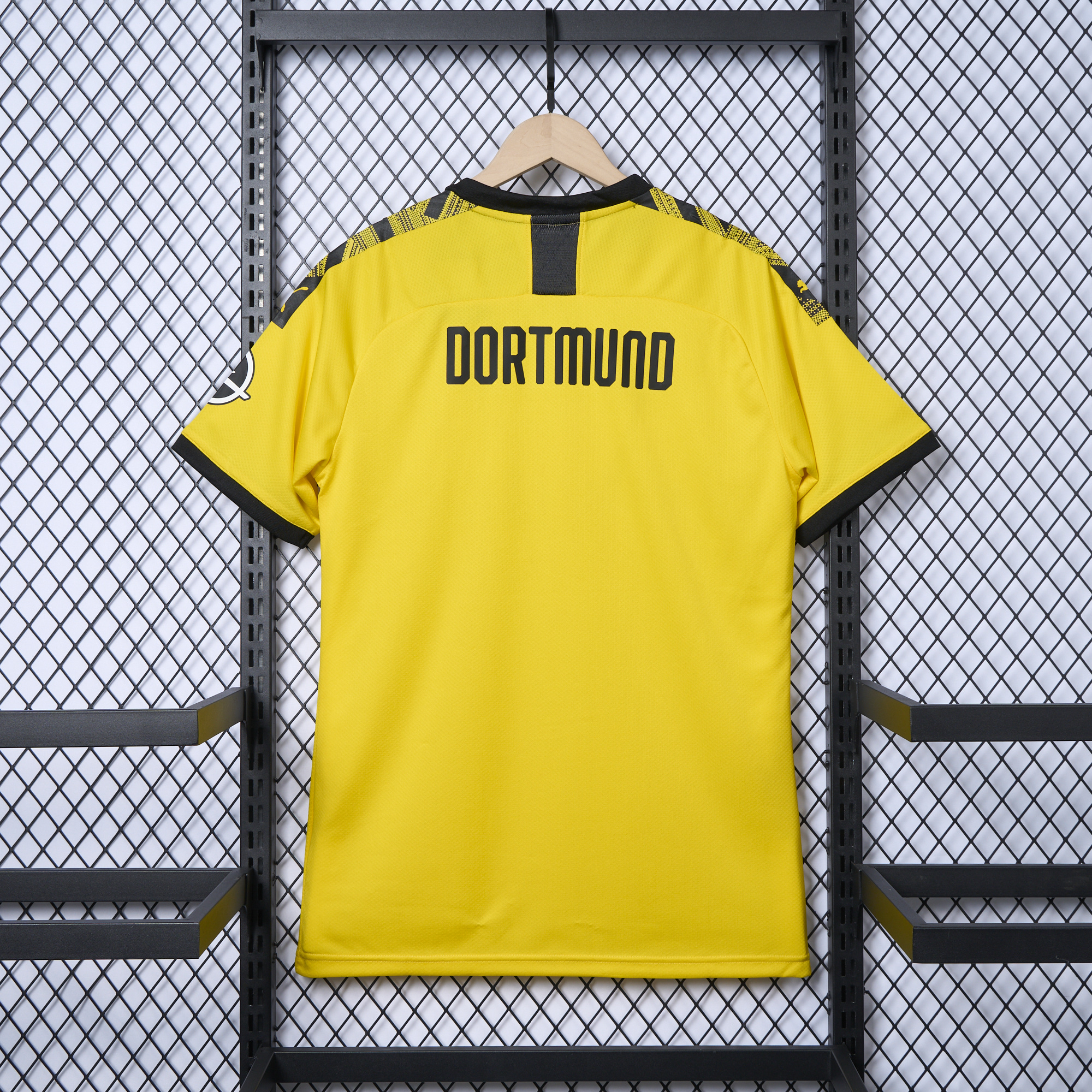 AlphaJersey-Retro Dortmund 2019-20 Home Stadium Jersey
