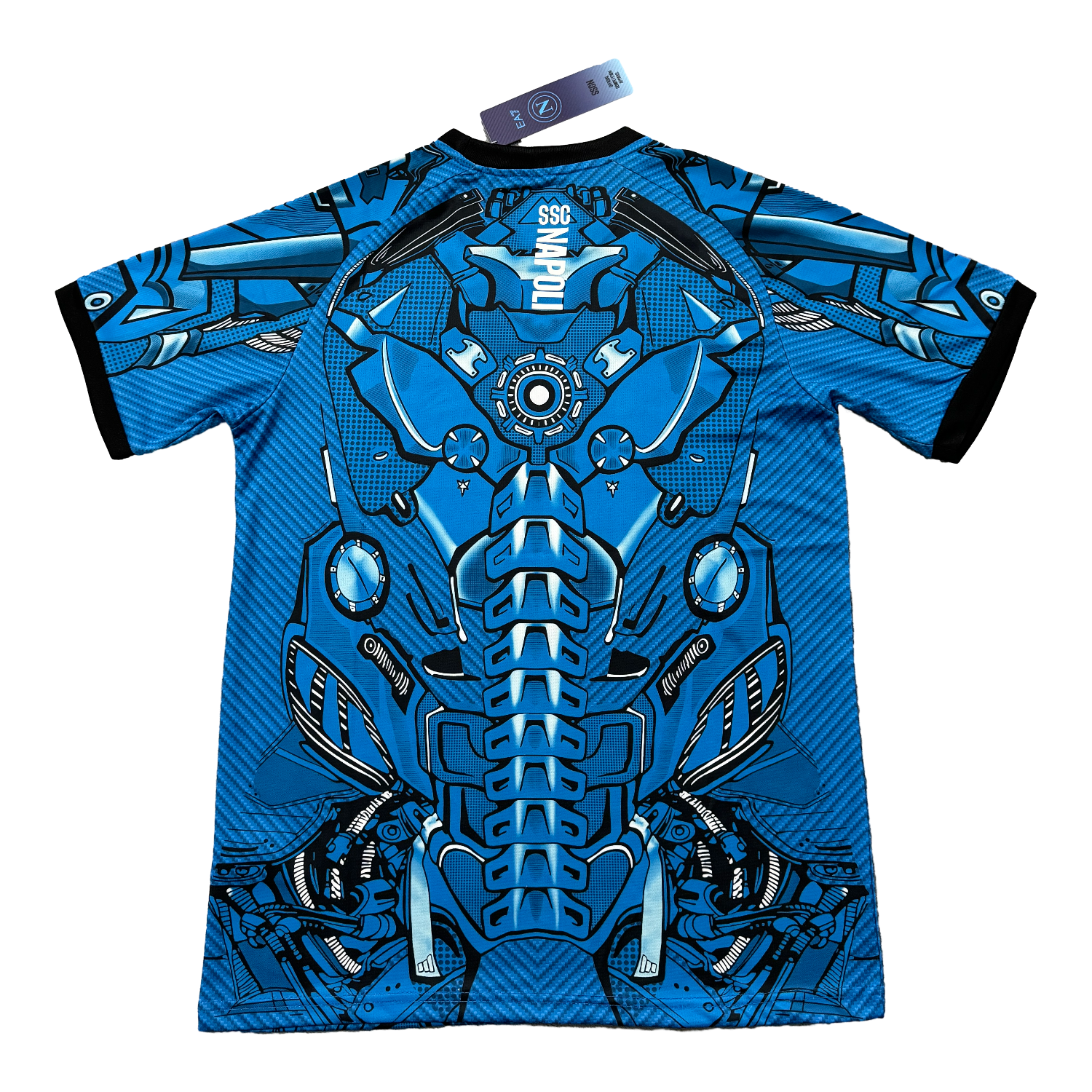 AlphaJersey-Napoli 25-26 Blue Mecha Training Jersey - Fans Version