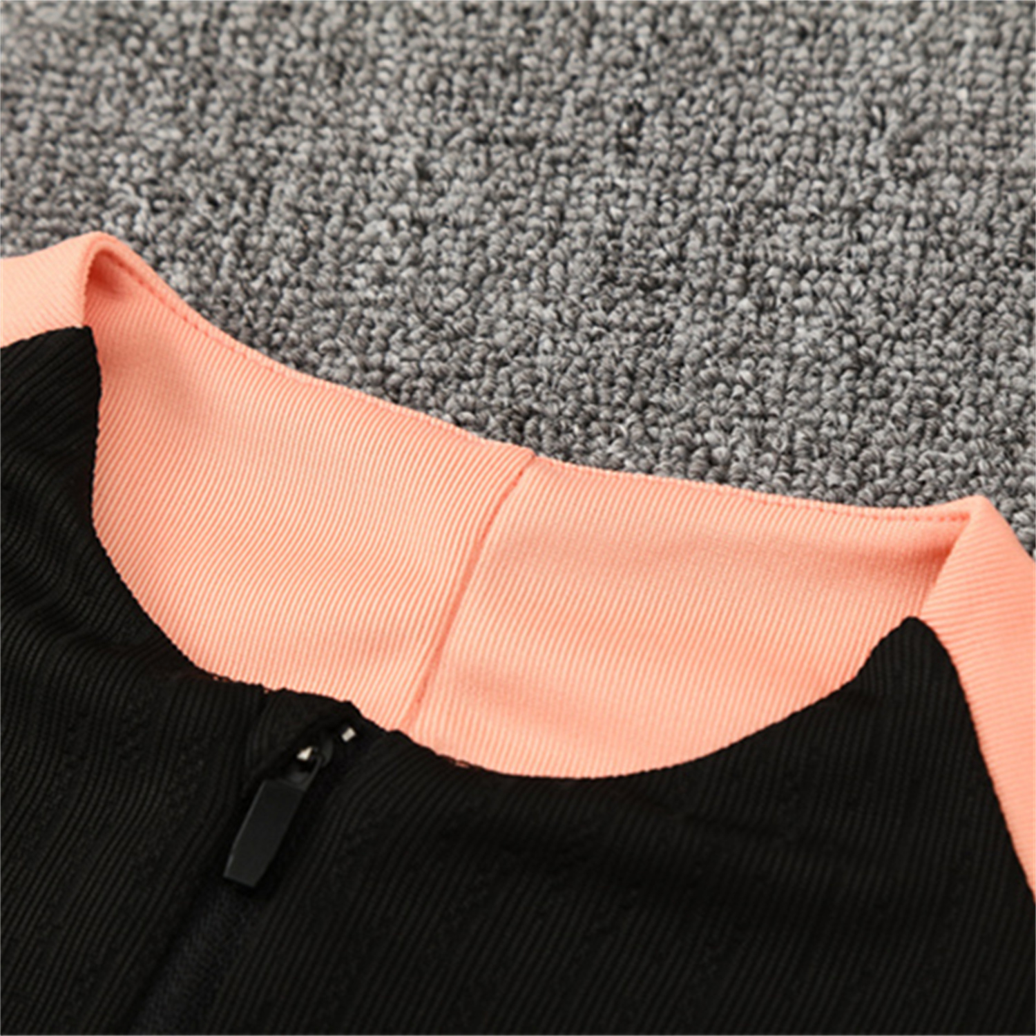 AlphaJersey-France 25-26 Kids Long Sleeve Training Set - Player Version - Black Top and Pants