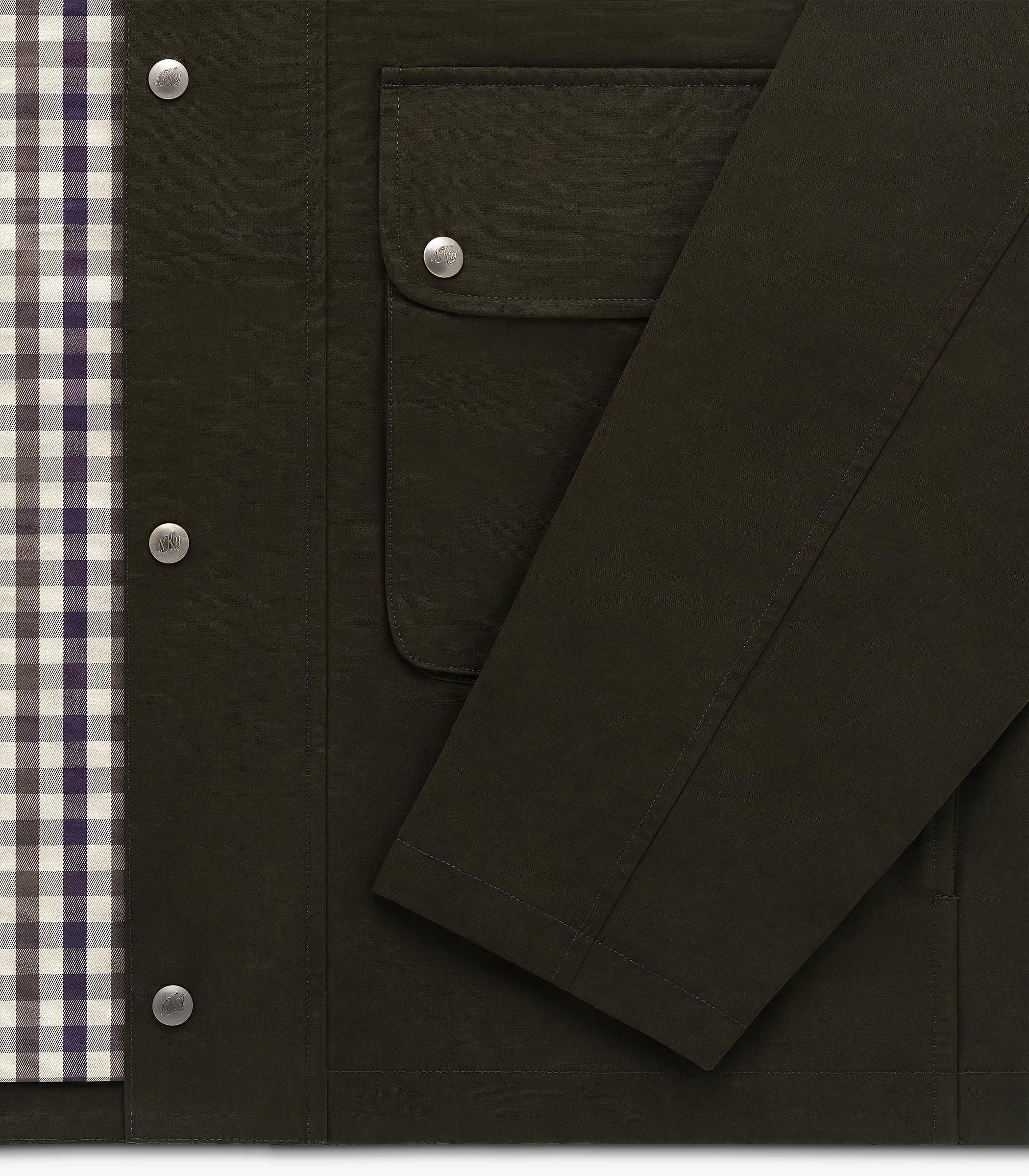 Bay Waxed Cotton & Nylon Jacket | Modern Menswear by yycbvcnbmmnbm