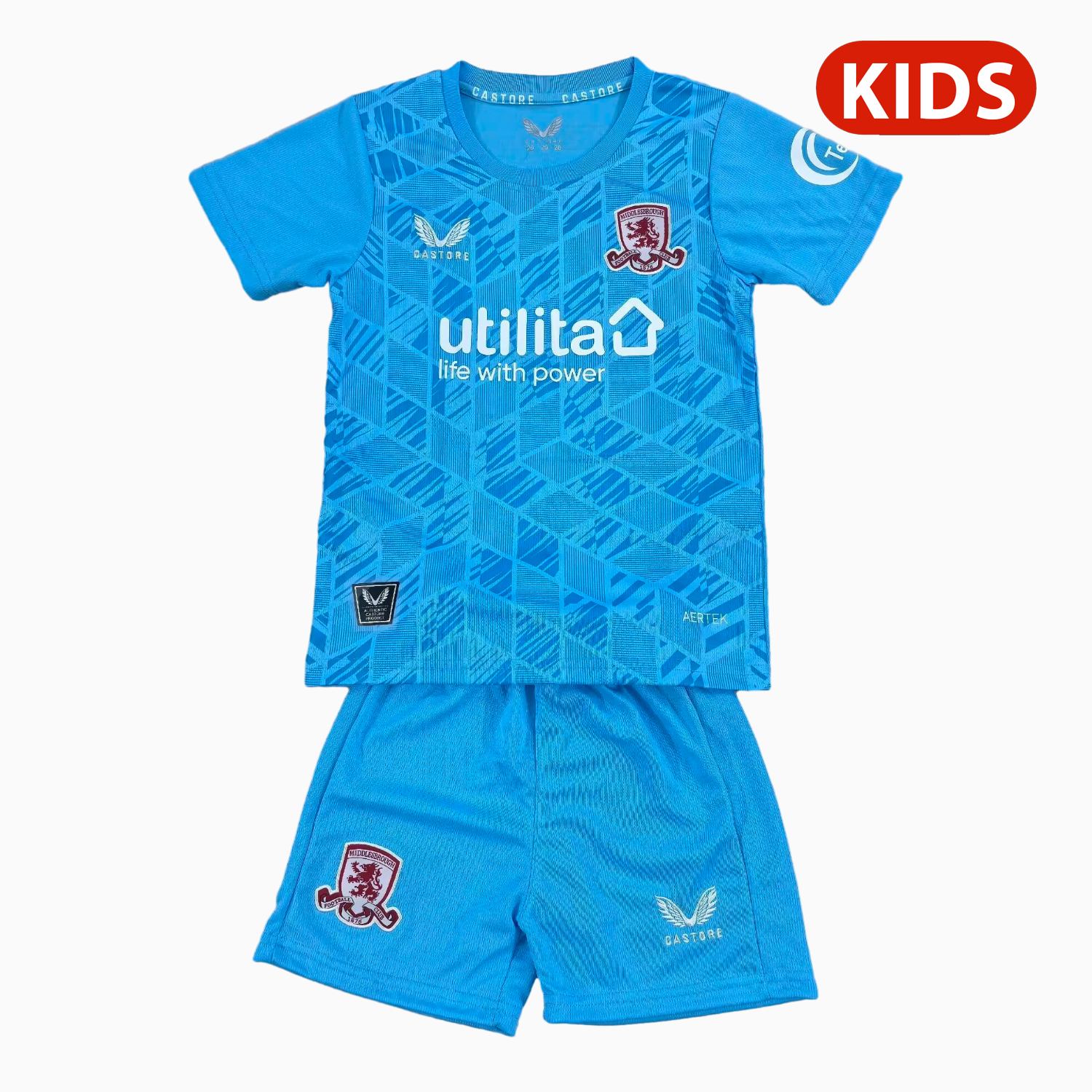 AlphaJersey-Middlesbrough 25-26 Third Blue Kids Kit
