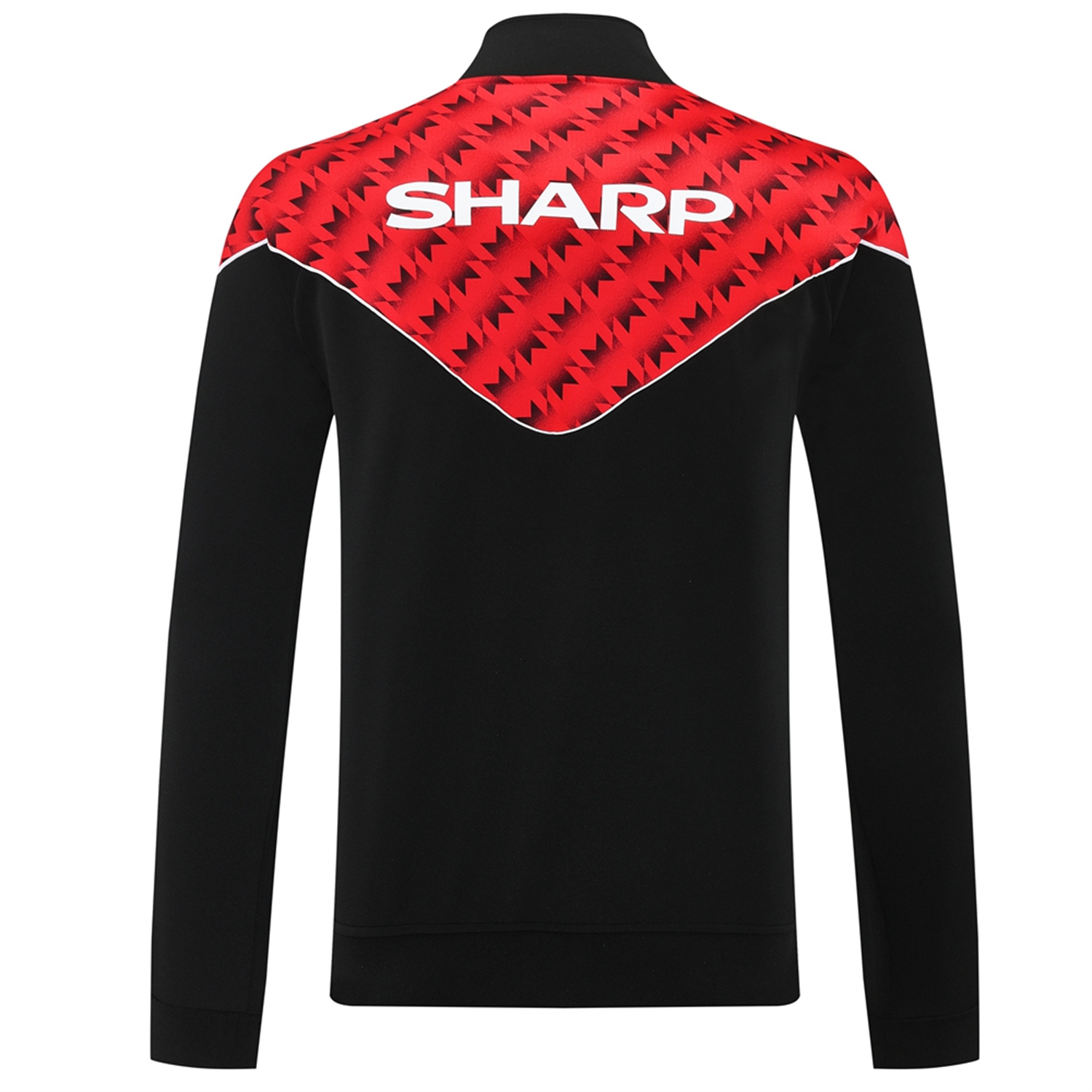 AlphaJersey-Manchester United 25-26 Bring Back 1991 Jacket Training Tracksuit - Black and Red