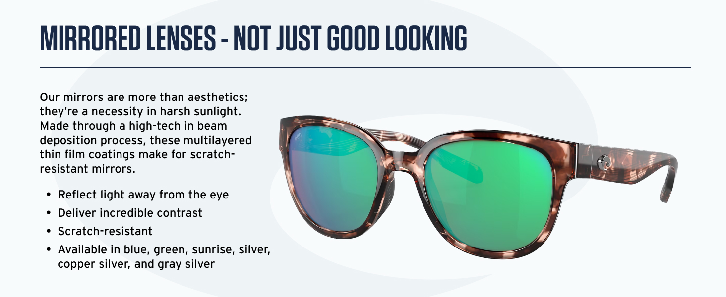 Mirrored lenses - not just good looking
