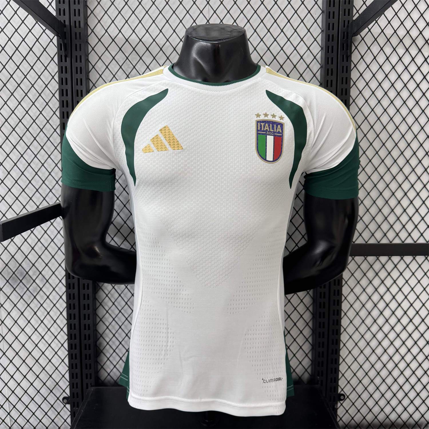 AlphaJersey-Italy 2026 White Pre-Match Training Jersey - Player Version