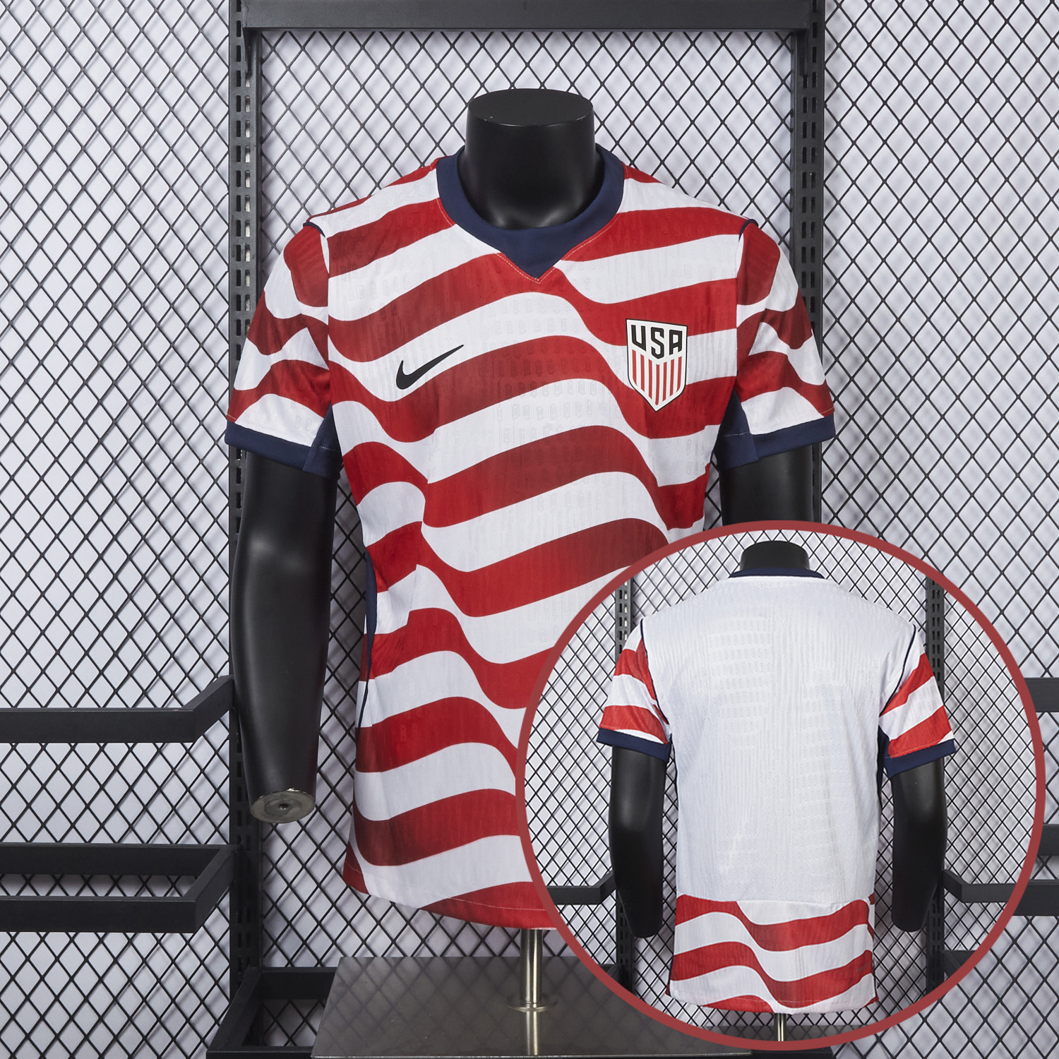 AlphaJersey-【Back Blank】United States USA 2026 Home Jersey - Player Version