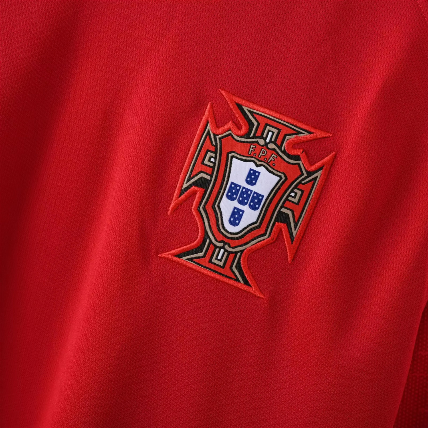 AlphaJersey-Retro Portugal 2018 Home Long Sleeves Jersey