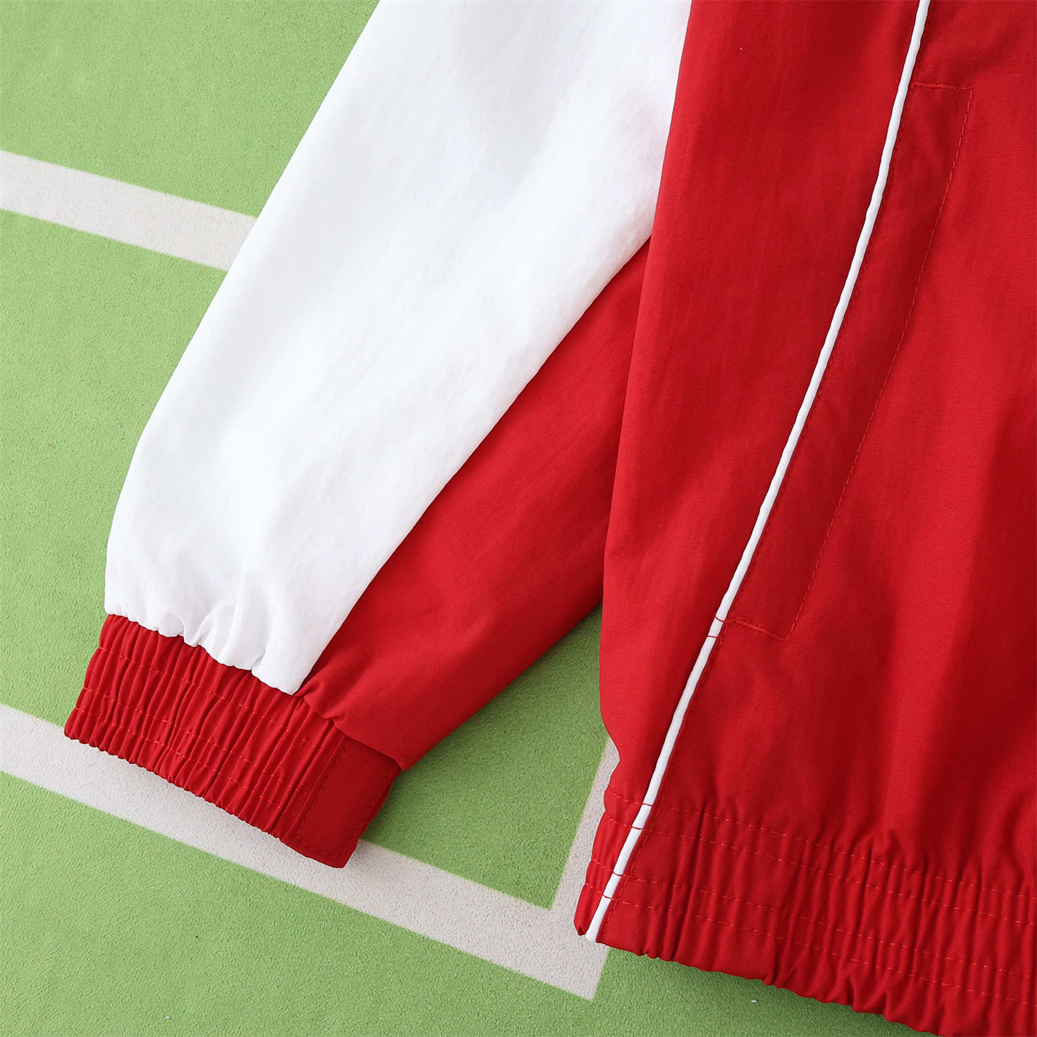 AlphaJersey-Arsenal 25-26 Throwback Windbreaker Jacket - Red