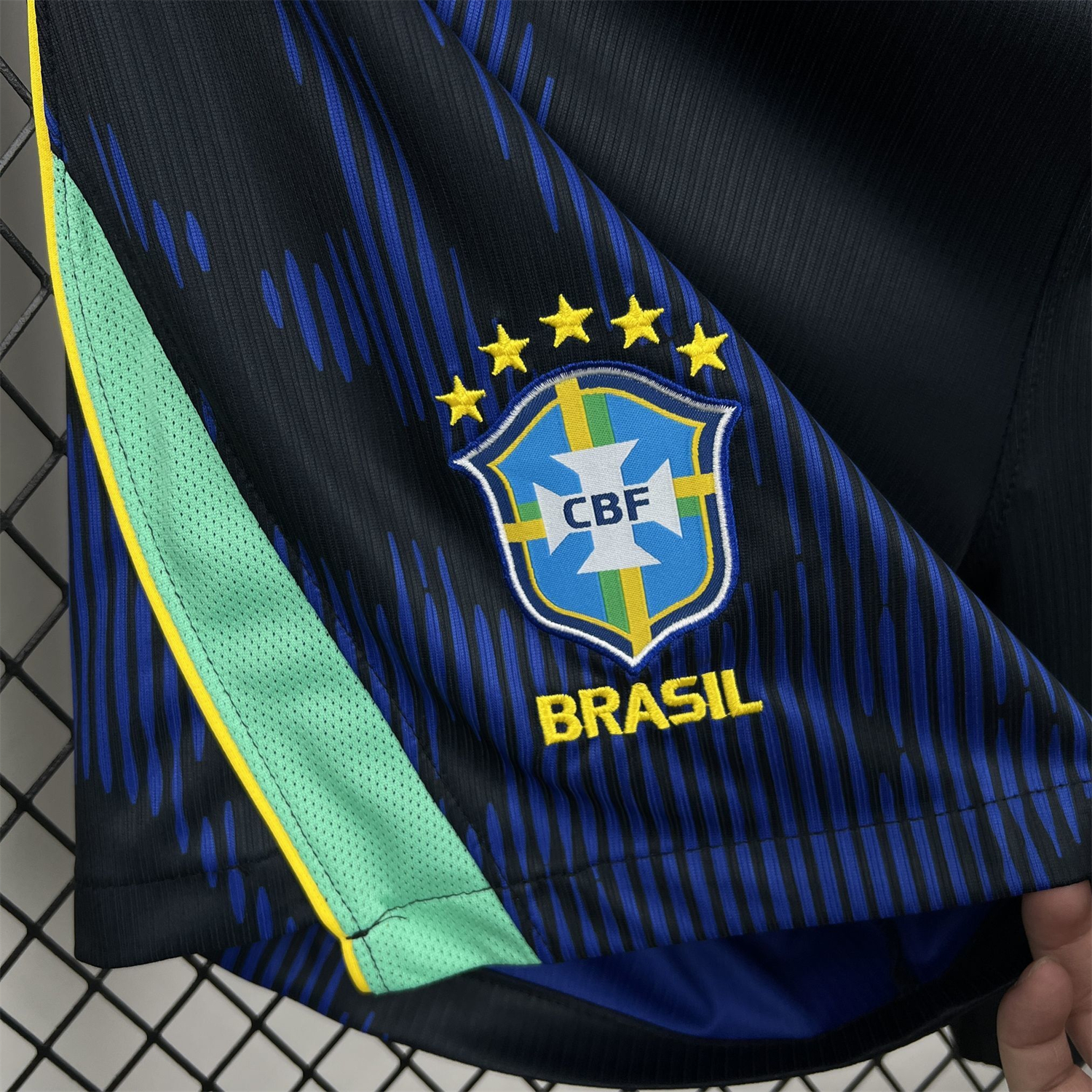 AlphaJersey-Brazil 2026 Away Blue Shorts - Fans Version