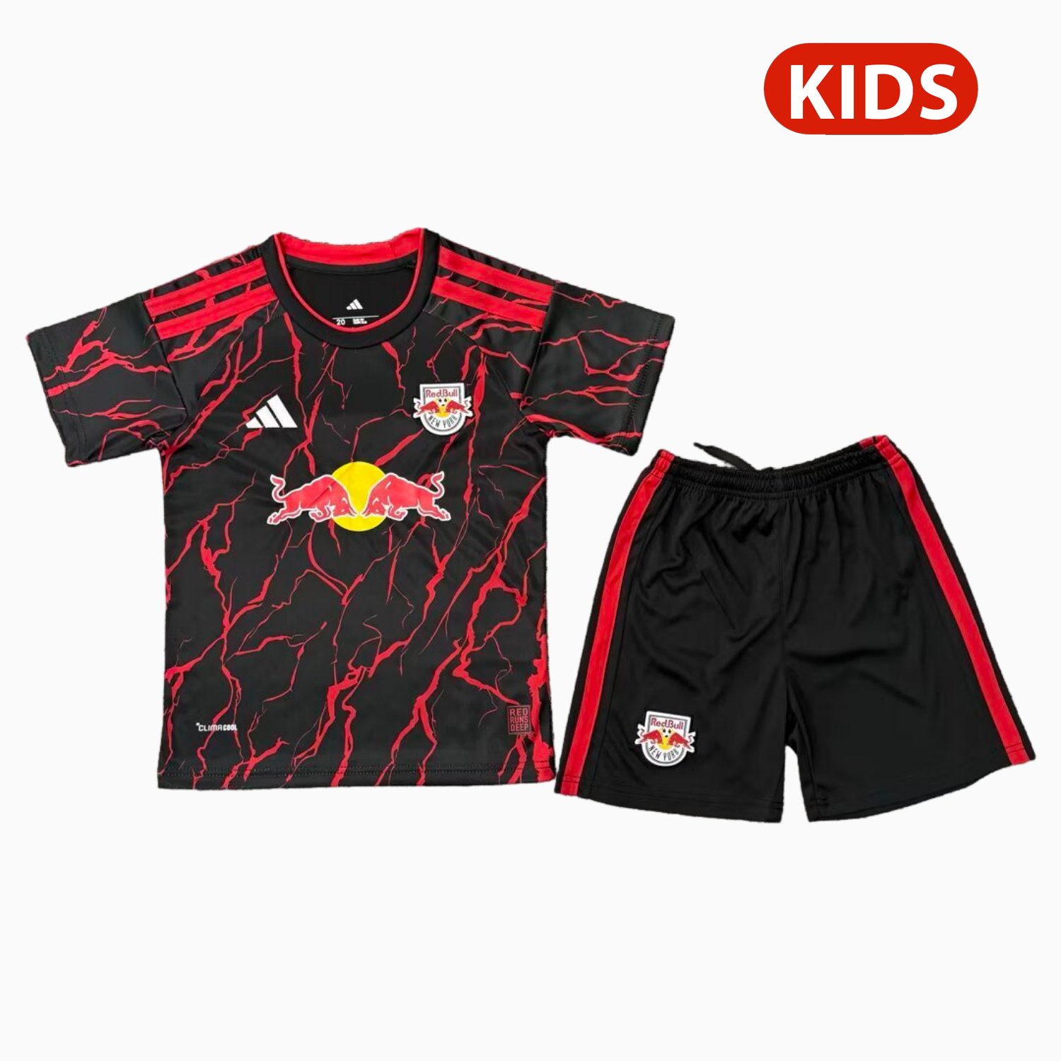AlphaJersey-New York Red Bulls 2026 Home Kids Kit