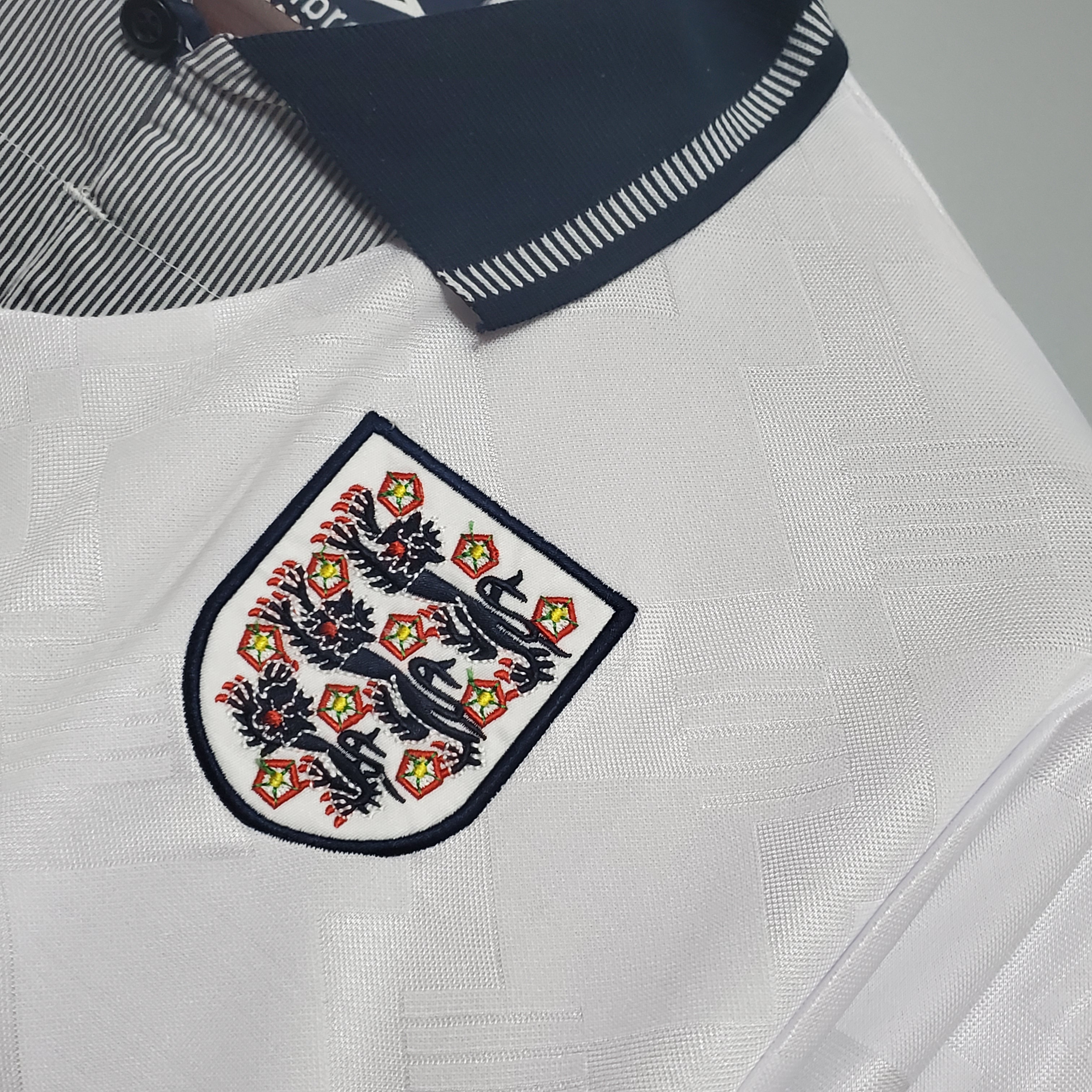 AlphaJersey-Retro England 1990 Home Stadium Jersey