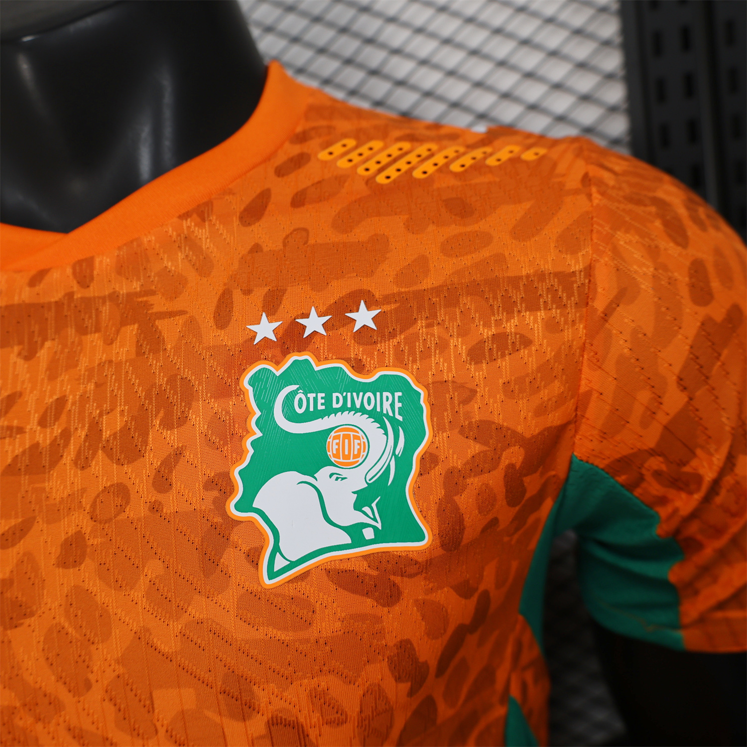 AlphaJersey-Ivory Coast 2026 Home Orange Jersey - Player Version
