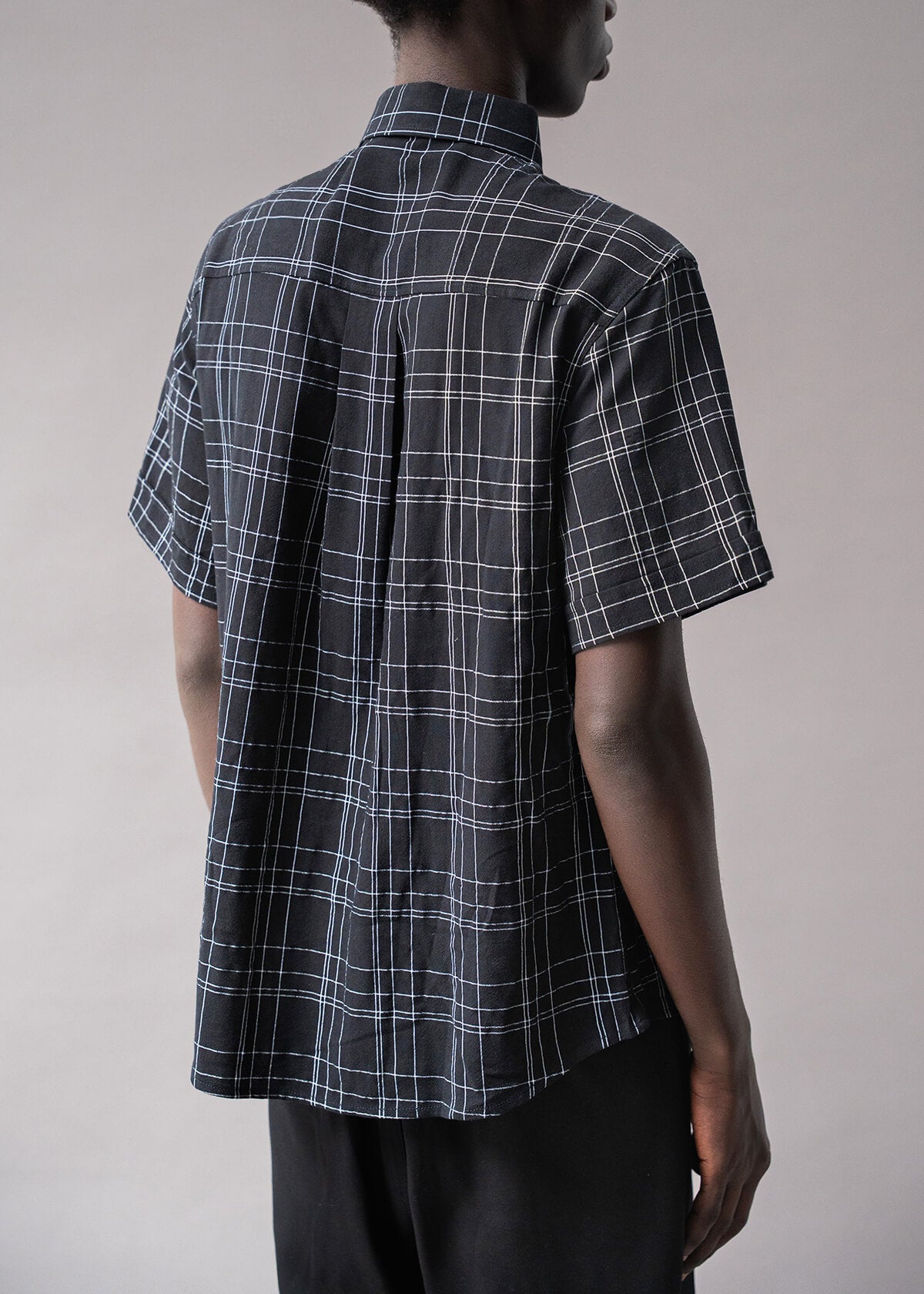 Tron 2-D Plaid Black | Modern Menswear by yycbvcnbmmnbm