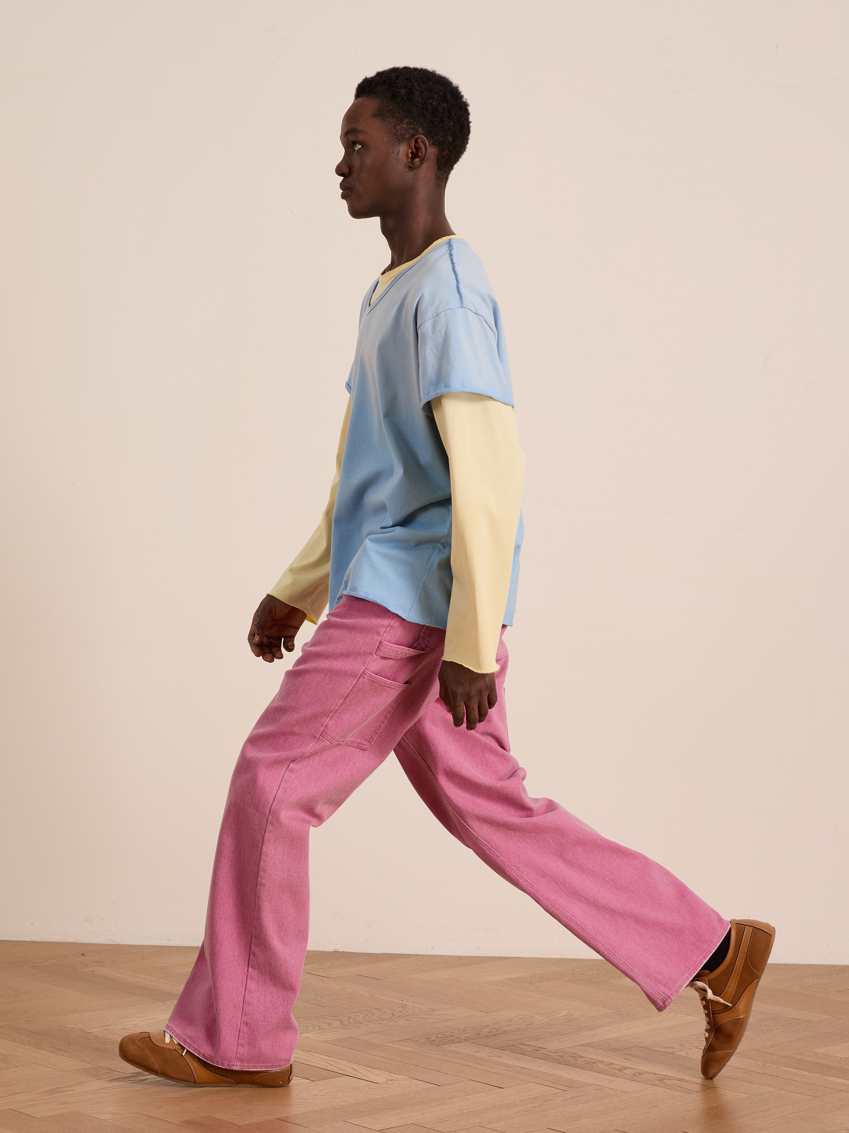 Double Layer LS Tee | Modern Menswear by yycbvcnbmmnbm