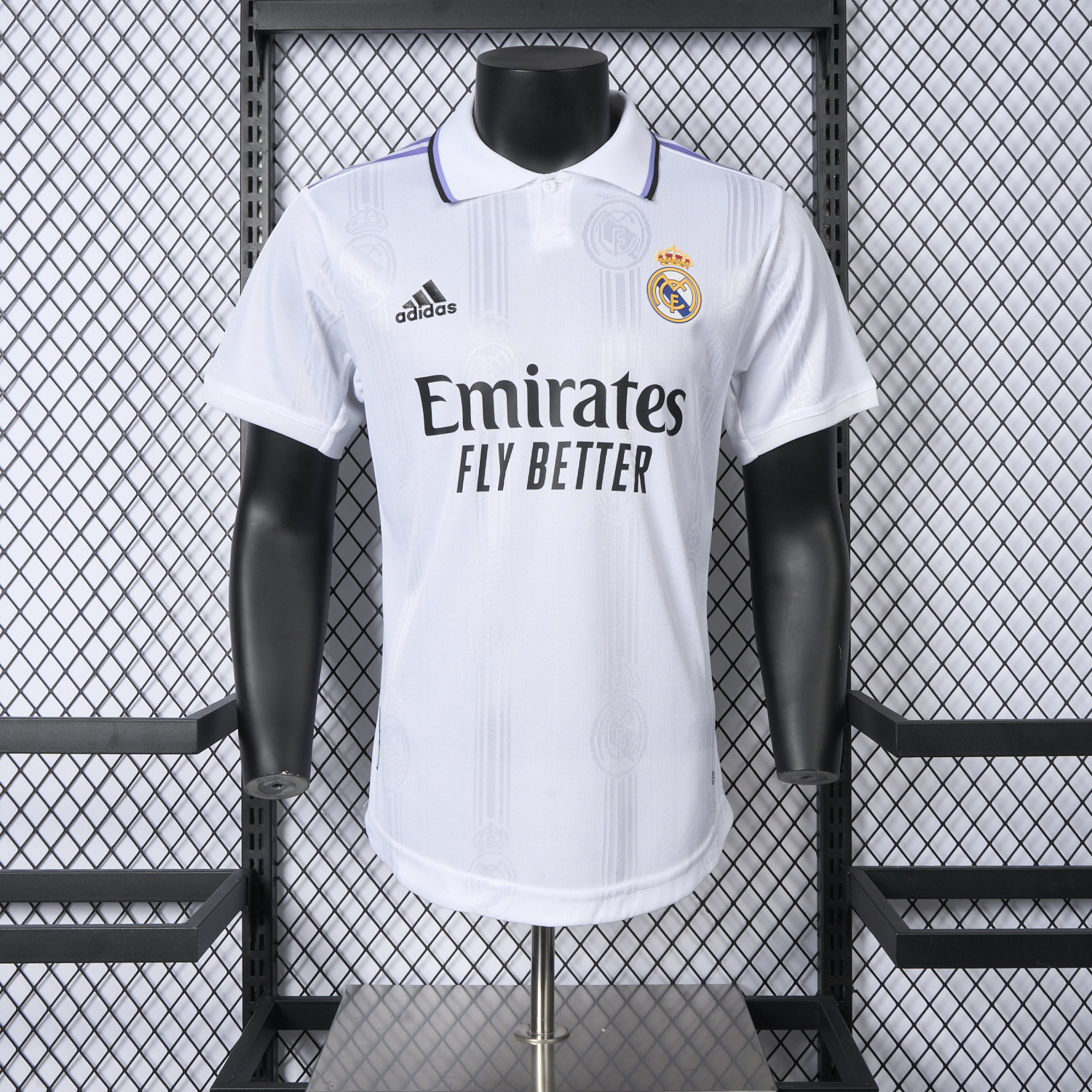 AlphaJersey-Retro Real Madrid 2022-23 Home Jersey - Player Version