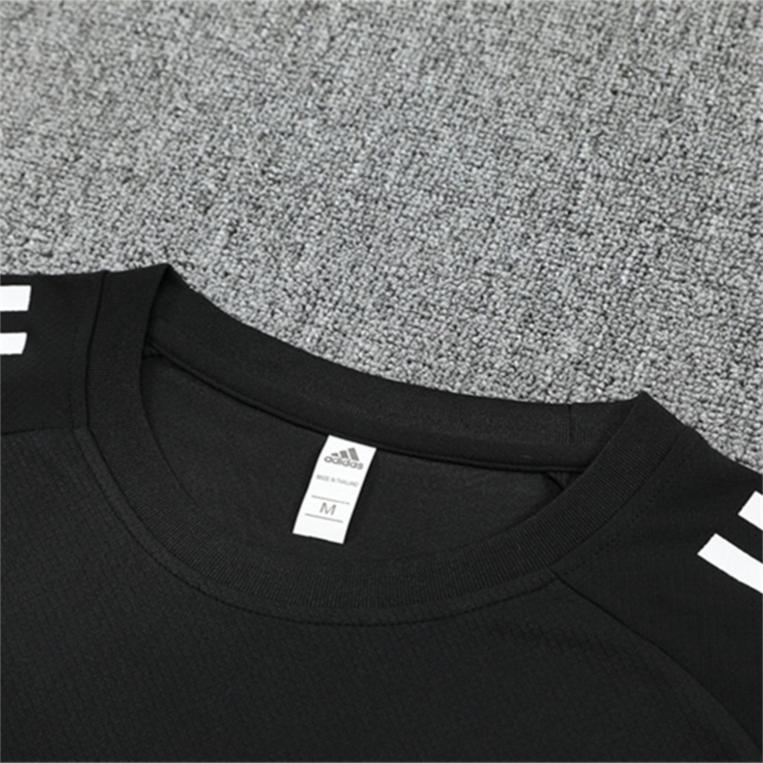 AlphaJersey-Germany 25-26 Short-Sleeve Training Set - Black Short Sleeve & Black Shorts
