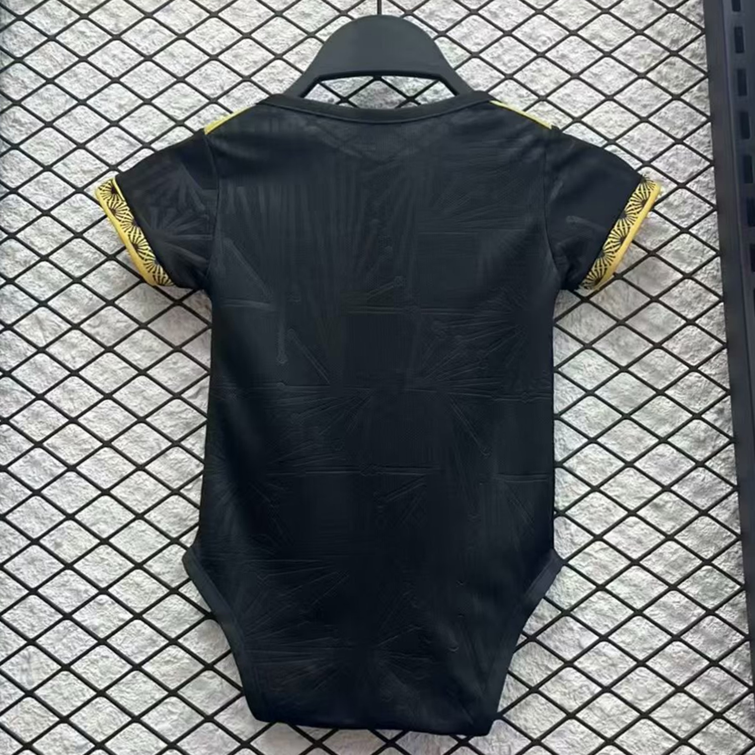 AlphaJersey-Mexico 2025 Gold Cup Black Baby Crawling Suit
