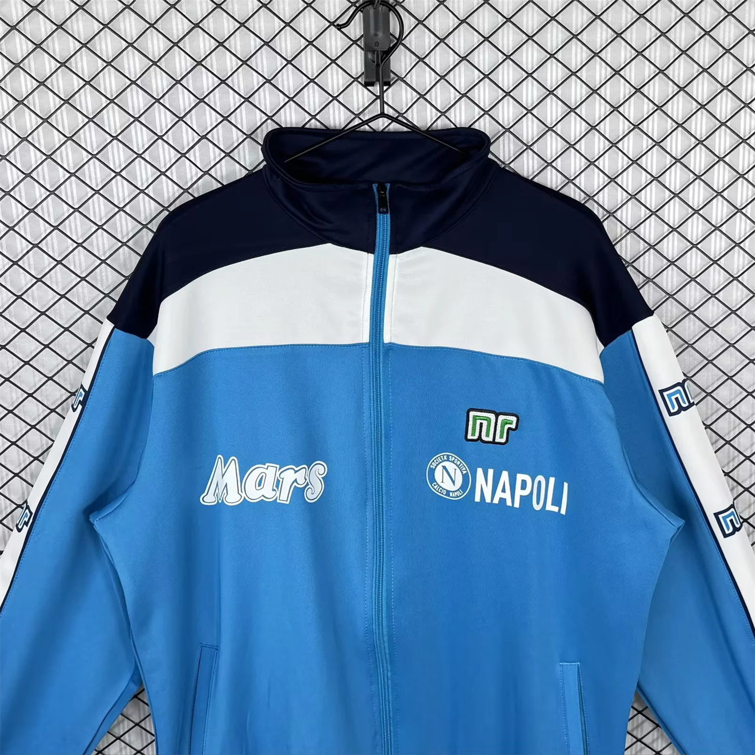 AlphaJersey-Retro Napoli 1989-90 Blue Windbreaker