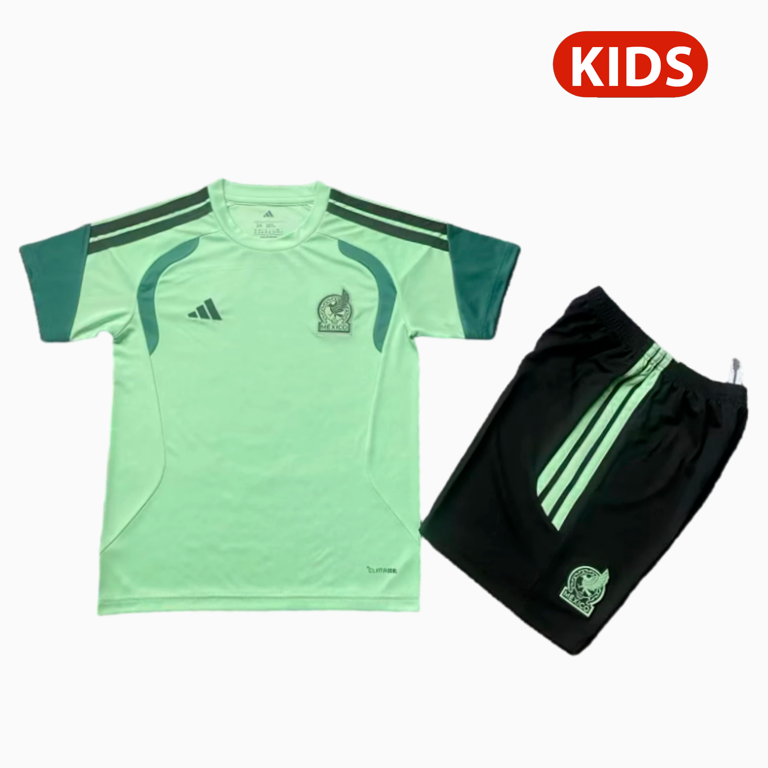 AlphaJersey-Mexico 2026 Green Training Kids Kit