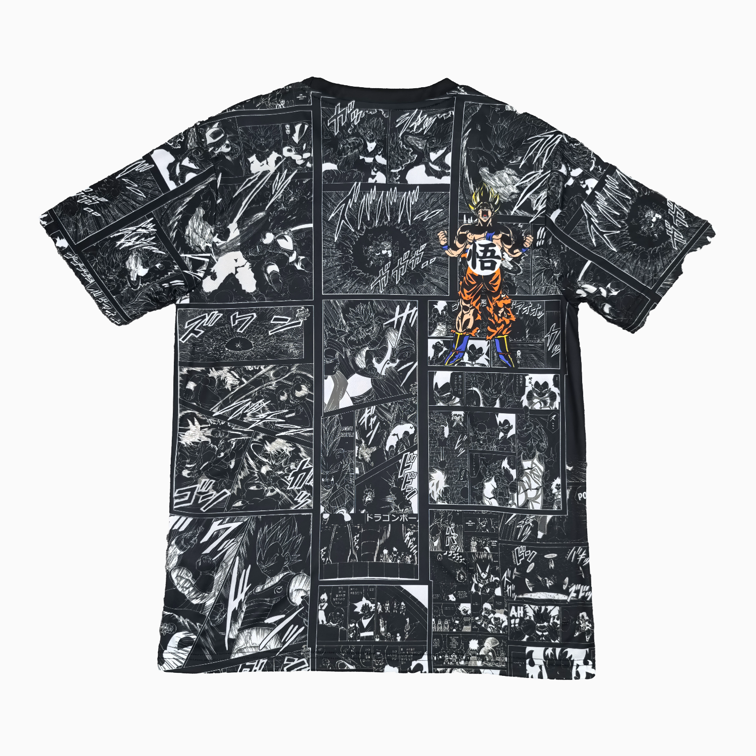 AlphaJersey-Japan 25-26 Son Goku Super Saiyan Black Jersey - Fans Version