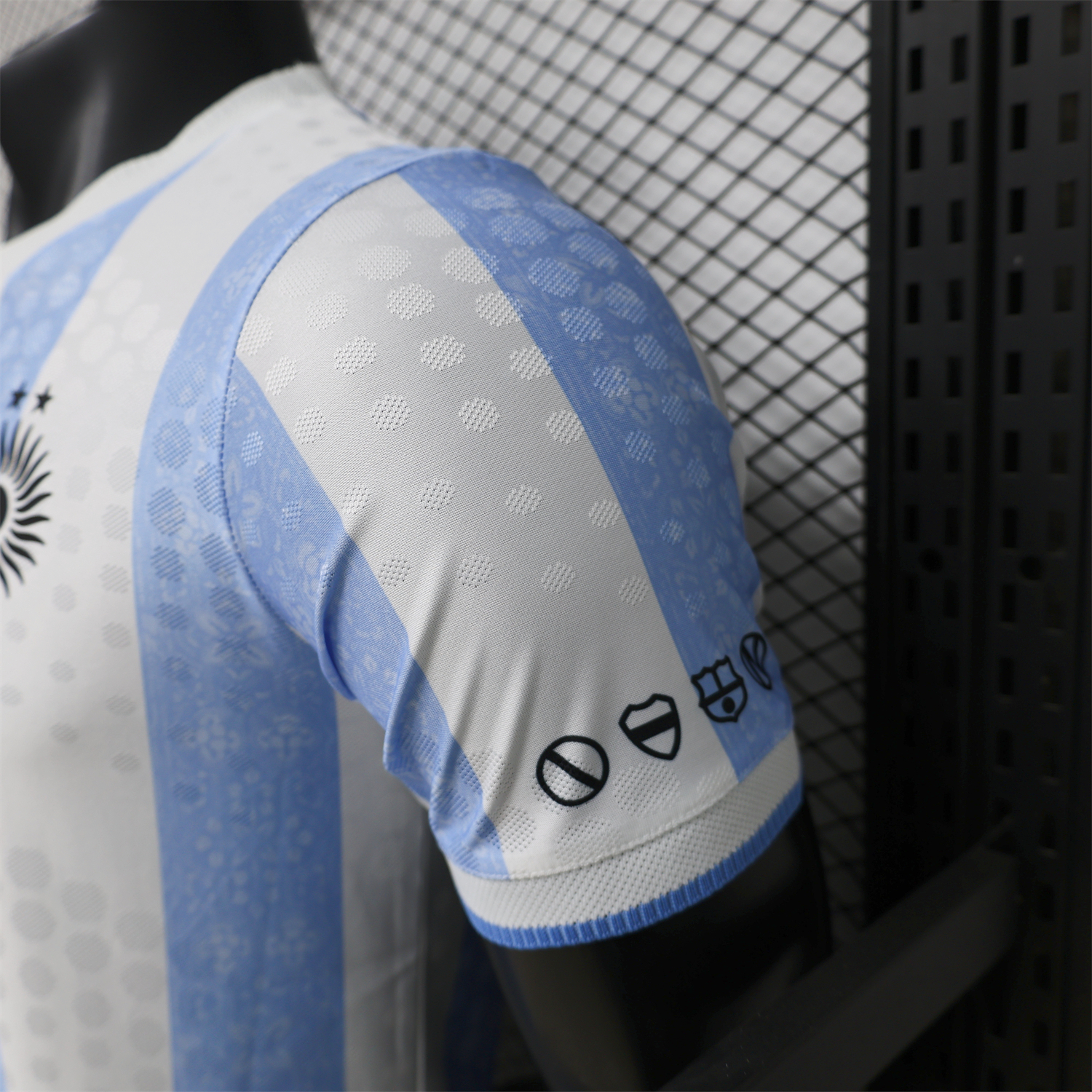 AlphaJersey-Argentina 2026 White Blue Maradona Special Kit - Player Version