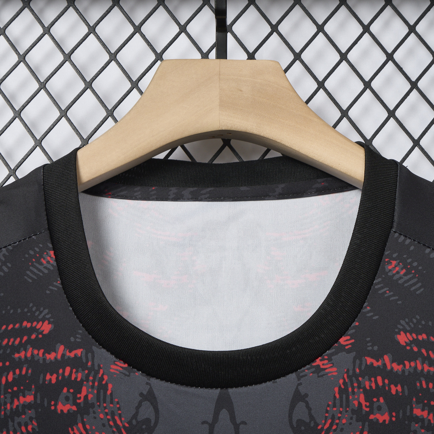 AlphaJersey-Paris Saint-Germain PSG 25-26 Champions League Commemorative Edition Black Red Eiffel Tower T-shirts