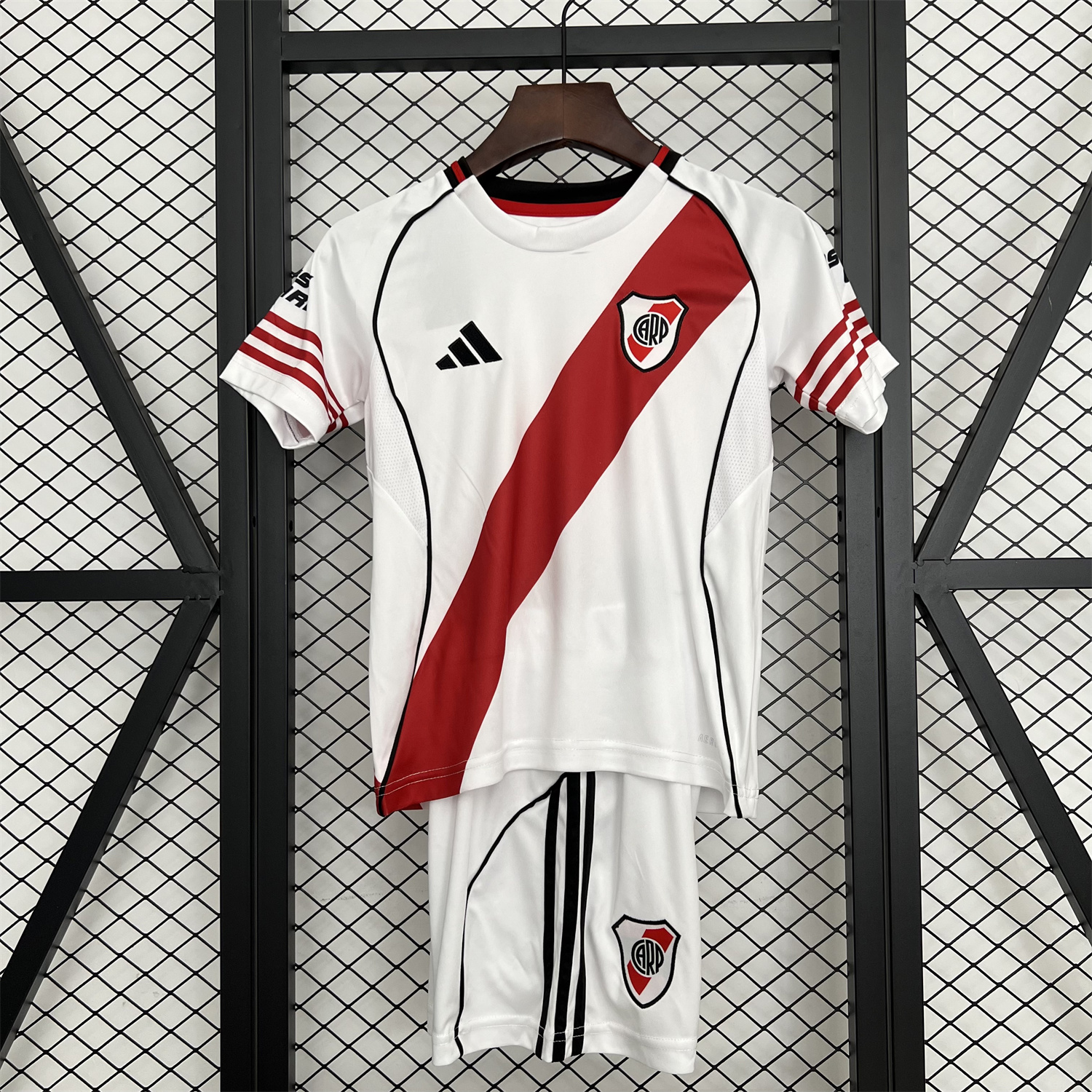 AlphaJersey-River Plate 25-26 Home Unsponsored Kids Kit