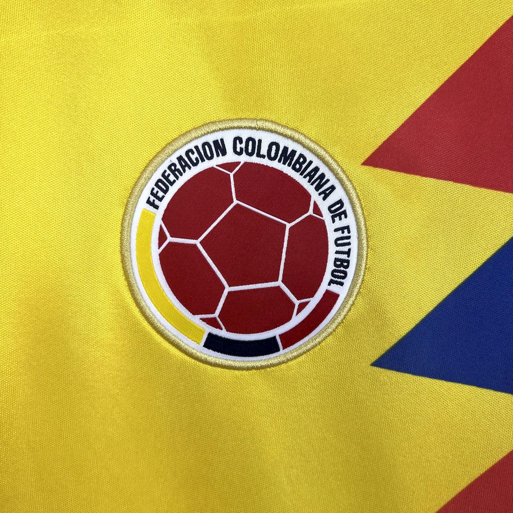 AlphaJersey-Retro Colombia 1990 Home Stadium Jersey
